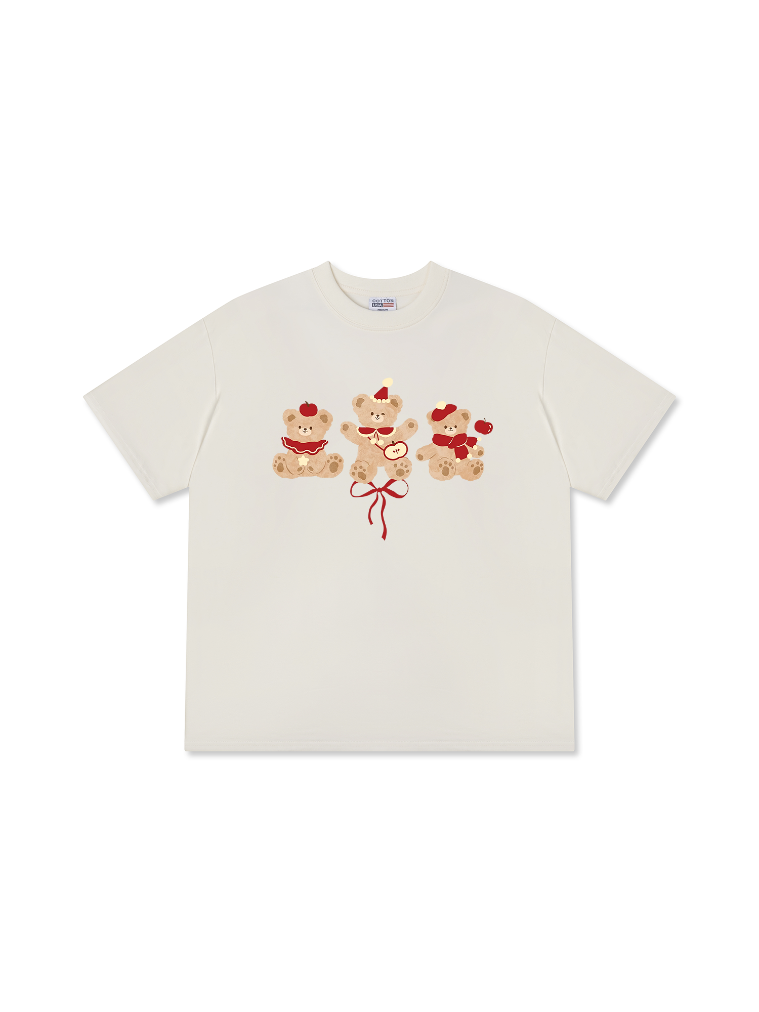 Áo Thun Relaxed Fit Cute Bear