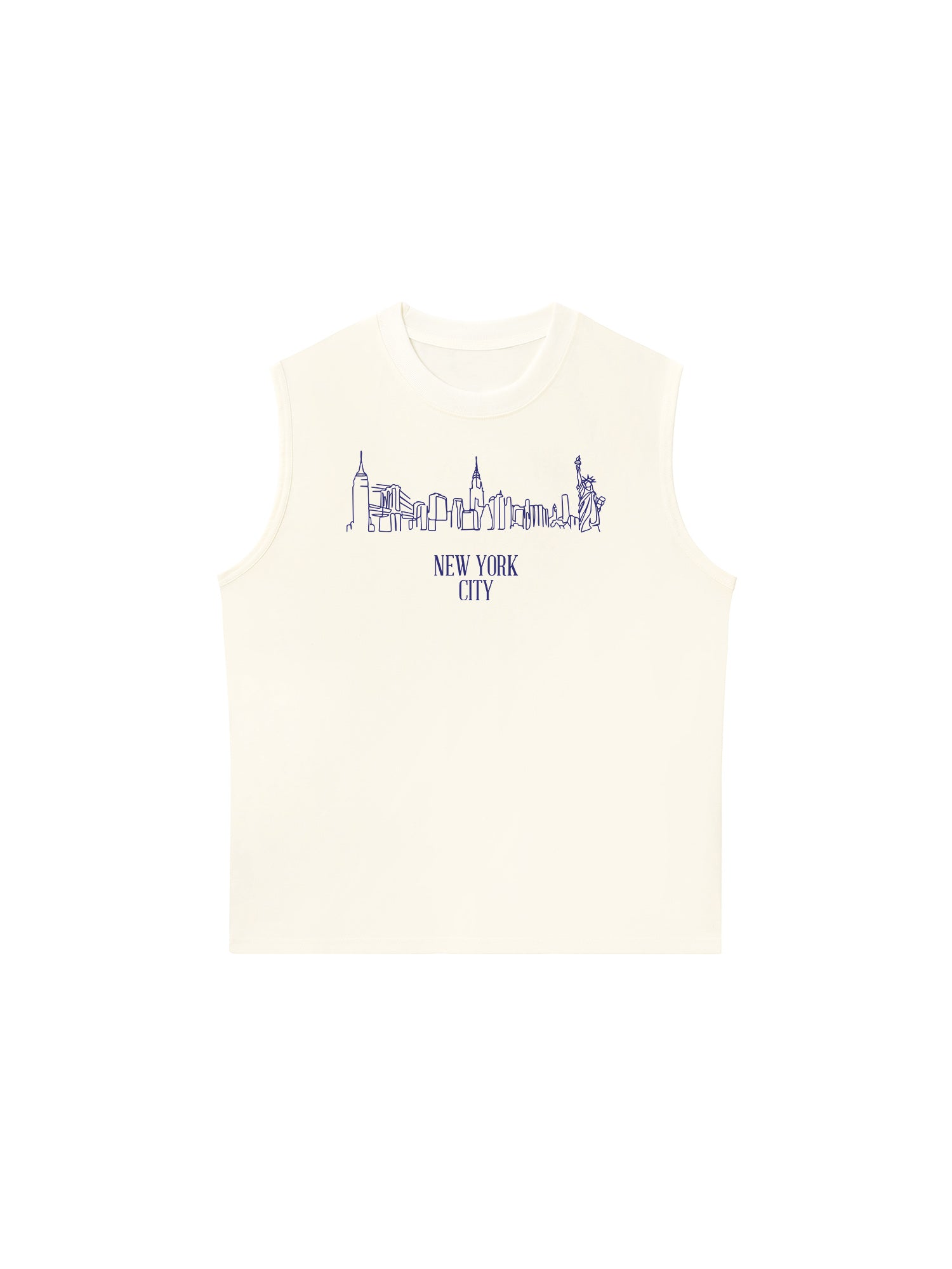 Áo Ba Lỗ Relaxed Fit New York Minimalist