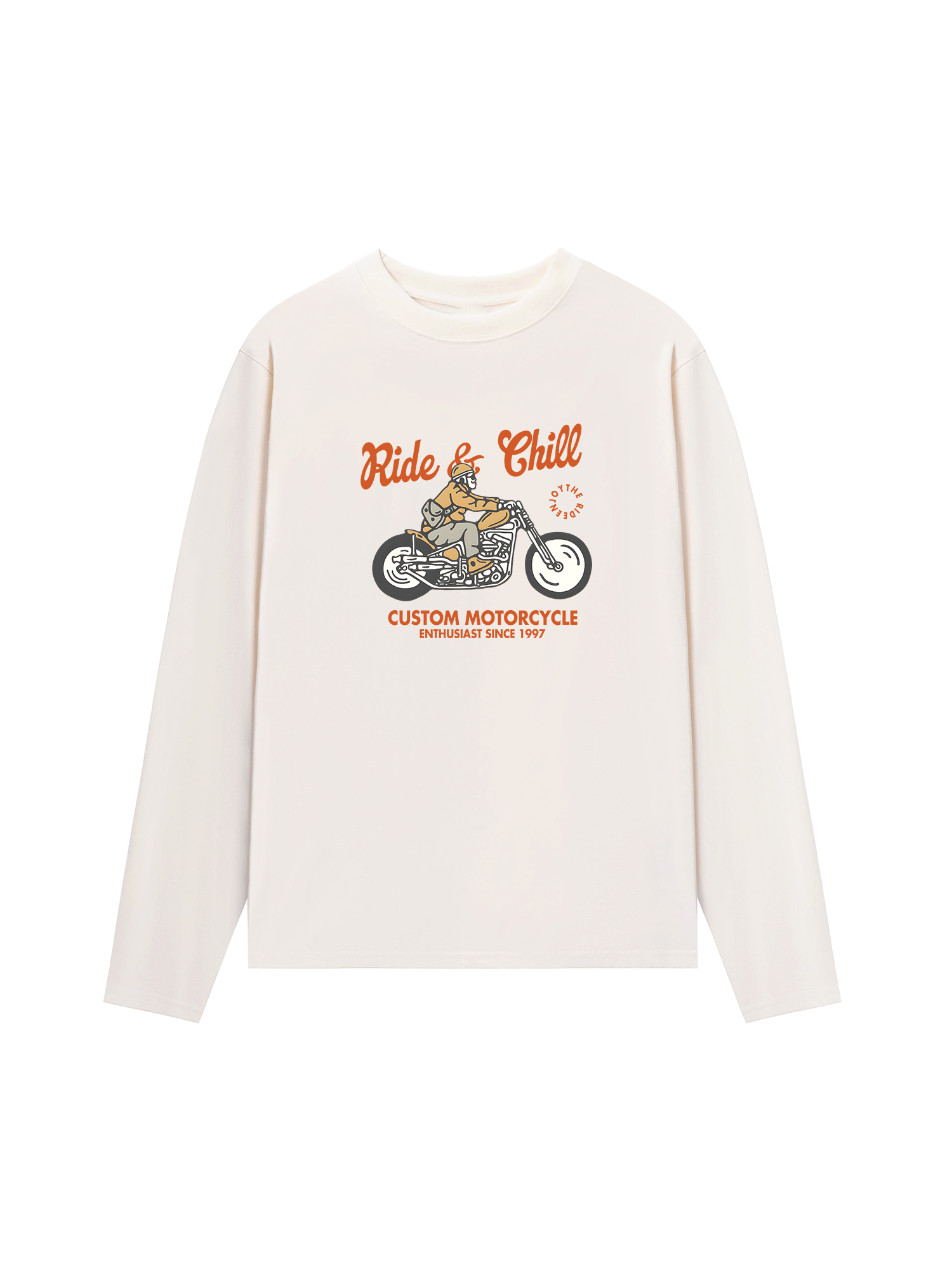 Áo Thun Dài Tay Ride & Chill