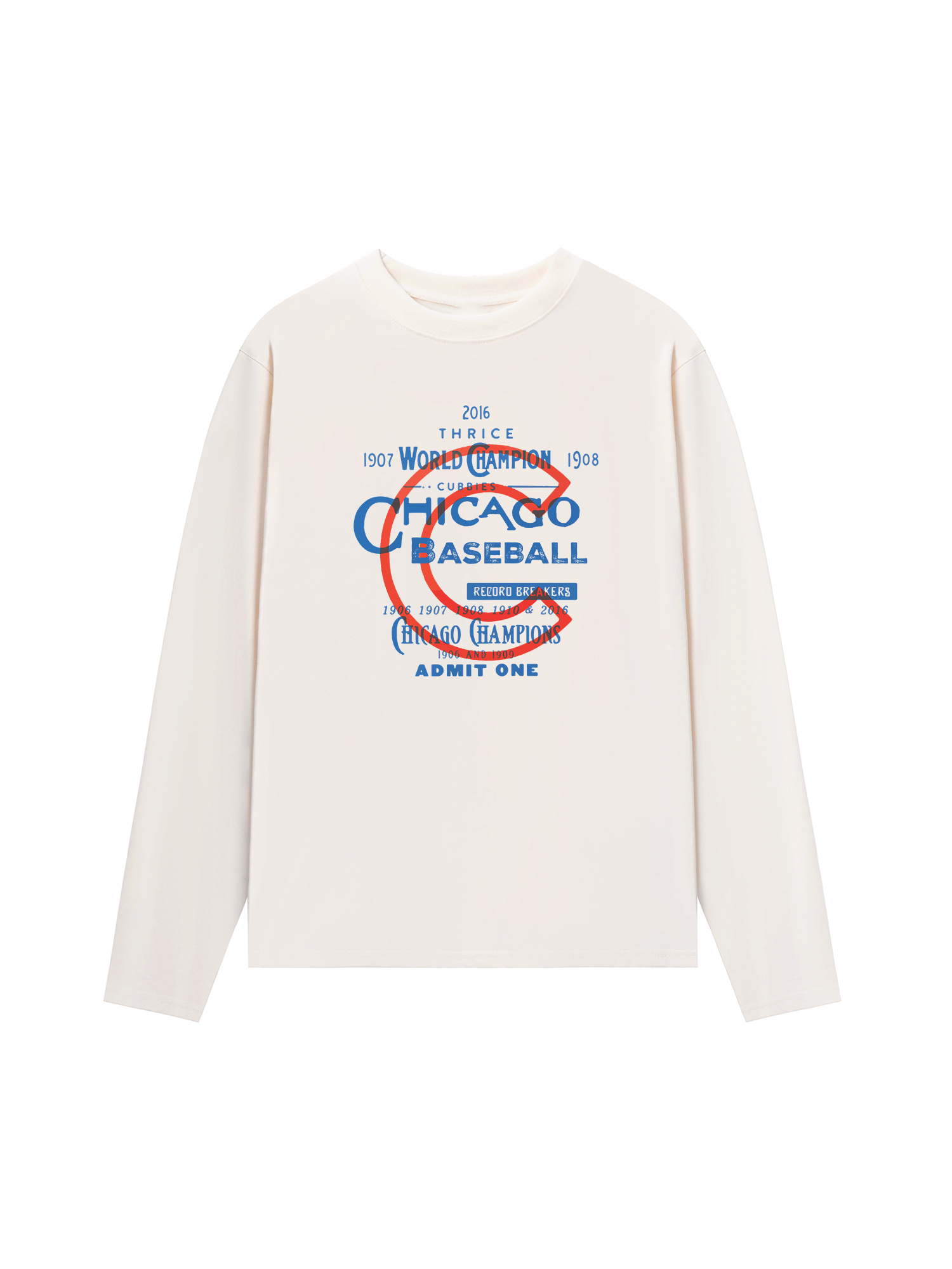 Áo Thun Dài Tay Chicago Cubs