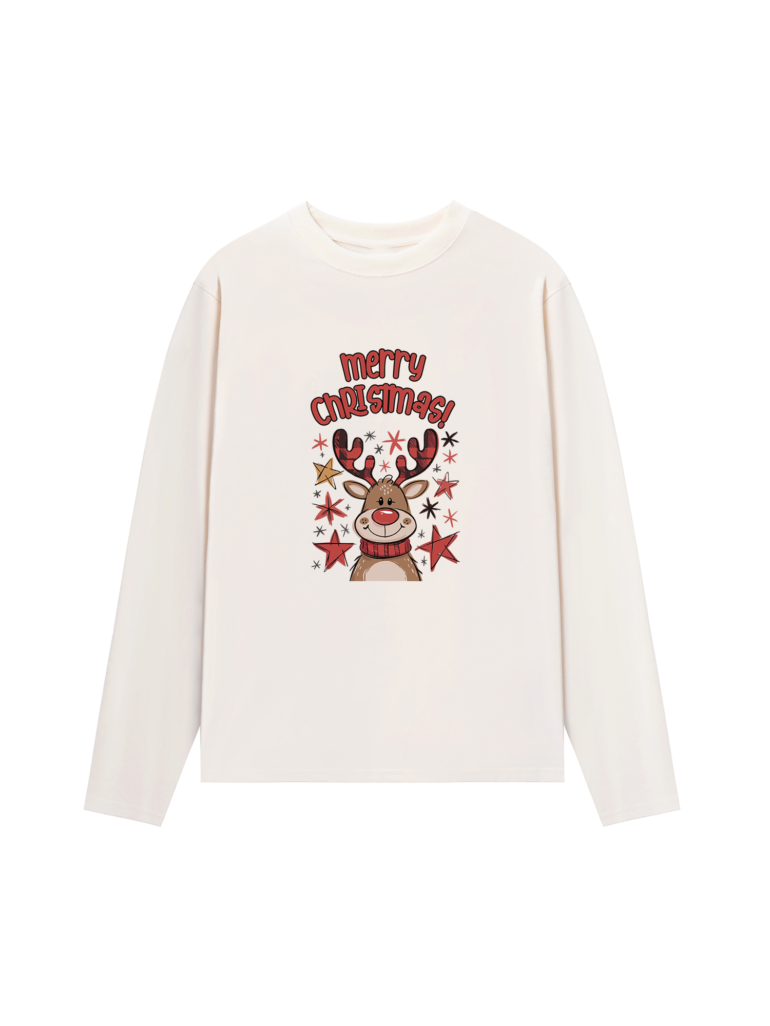 Áo Thun Dài Tay Reindeer Xmas