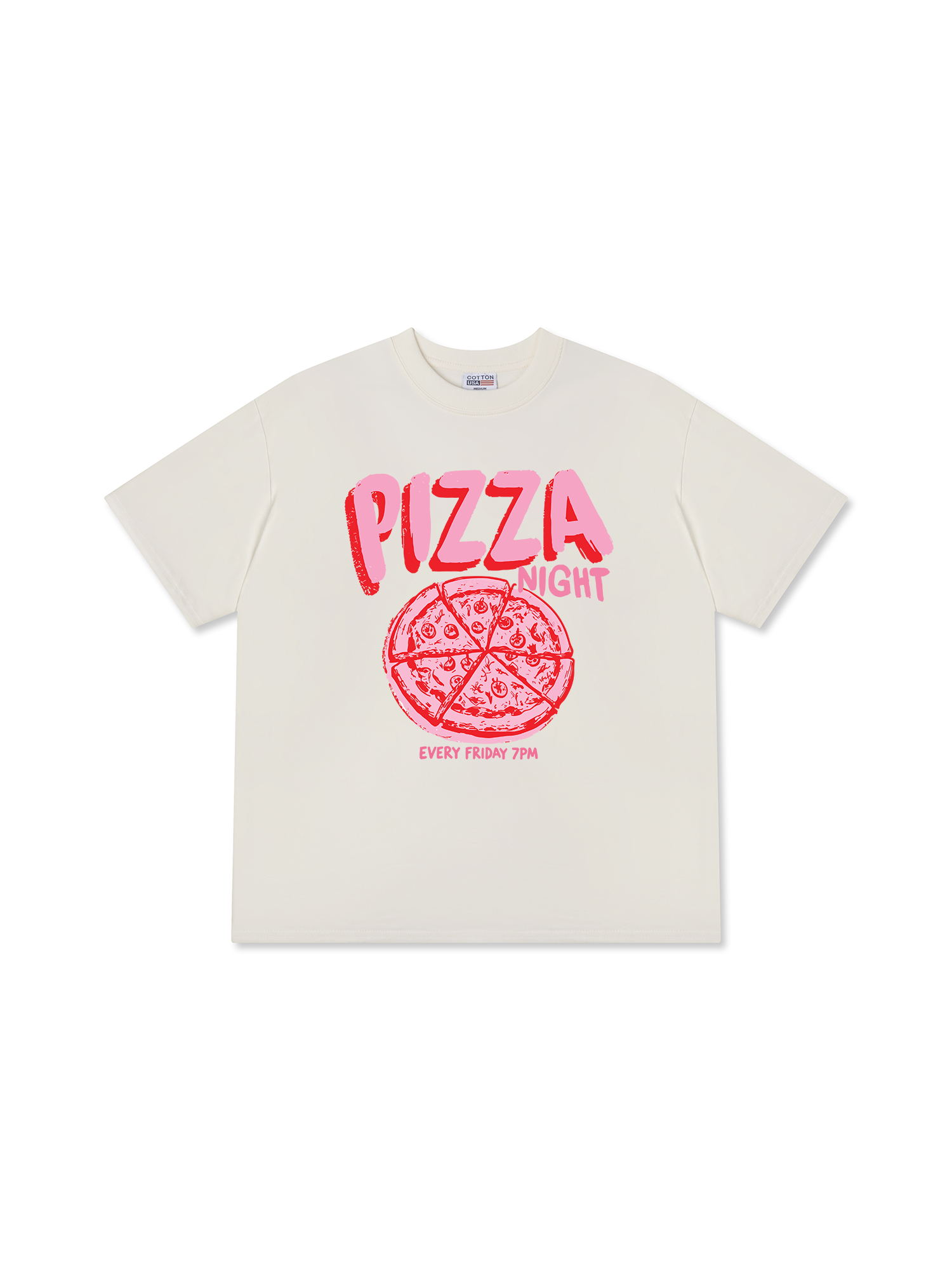 Áo Thun Relaxed Fit Pizza Night