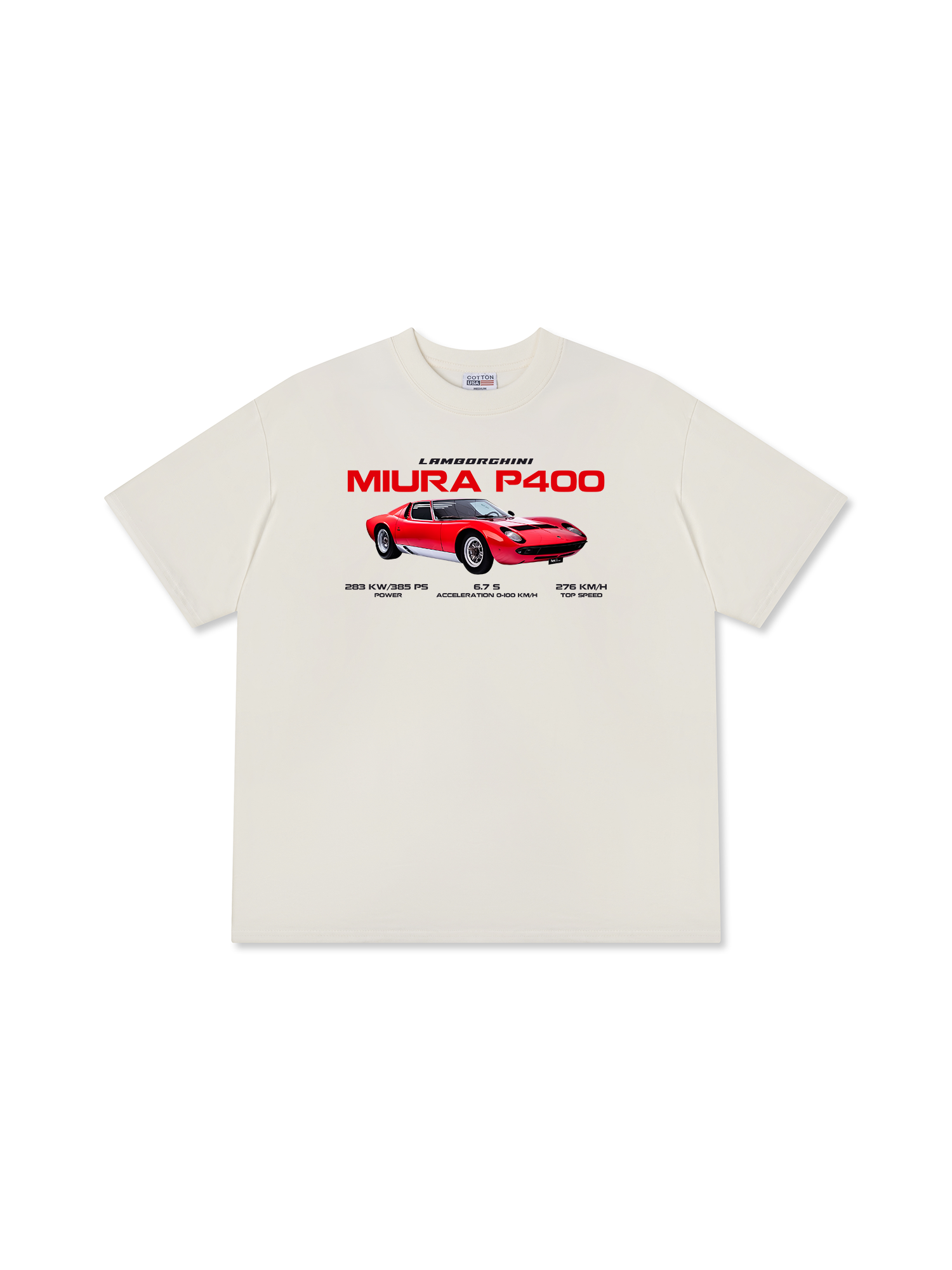 Áo Thun Relaxed Fit Lamborghini Miura P400