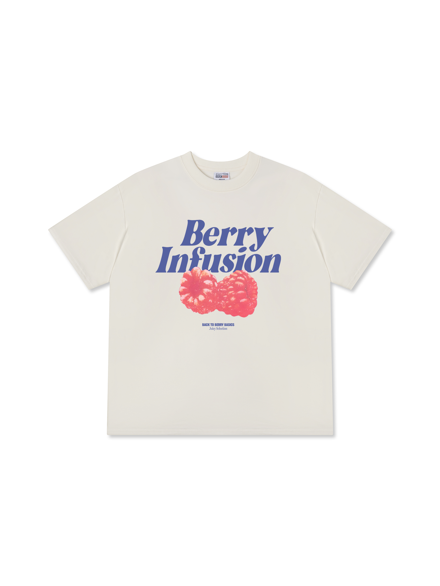 Áo Thun Relaxed Fit Tropical Berry Infusion