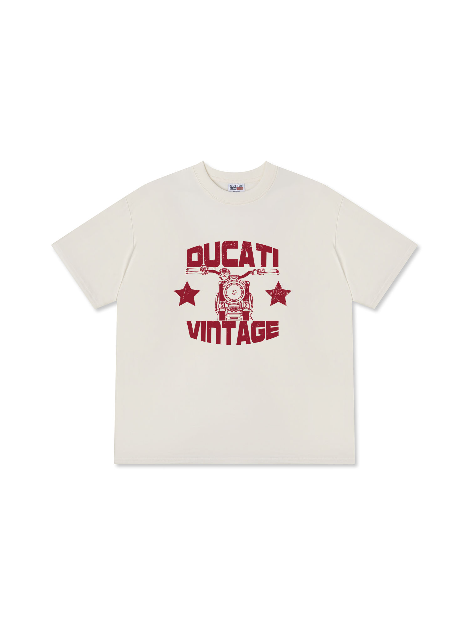 Áo Thun Relaxed Fit Motorbike Ducati Vintage