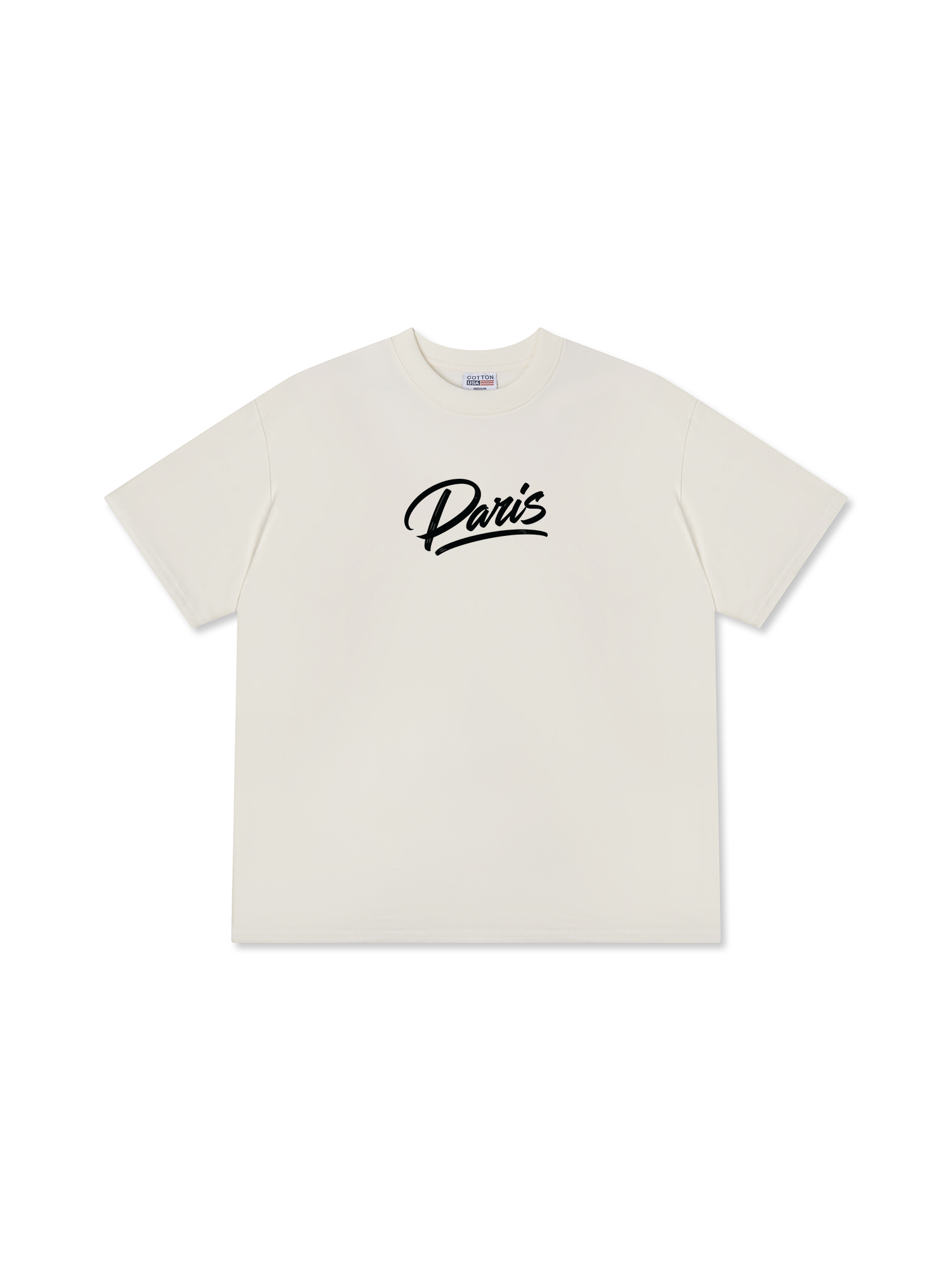 Áo Thun Relaxed Fit Paris Basic Logo