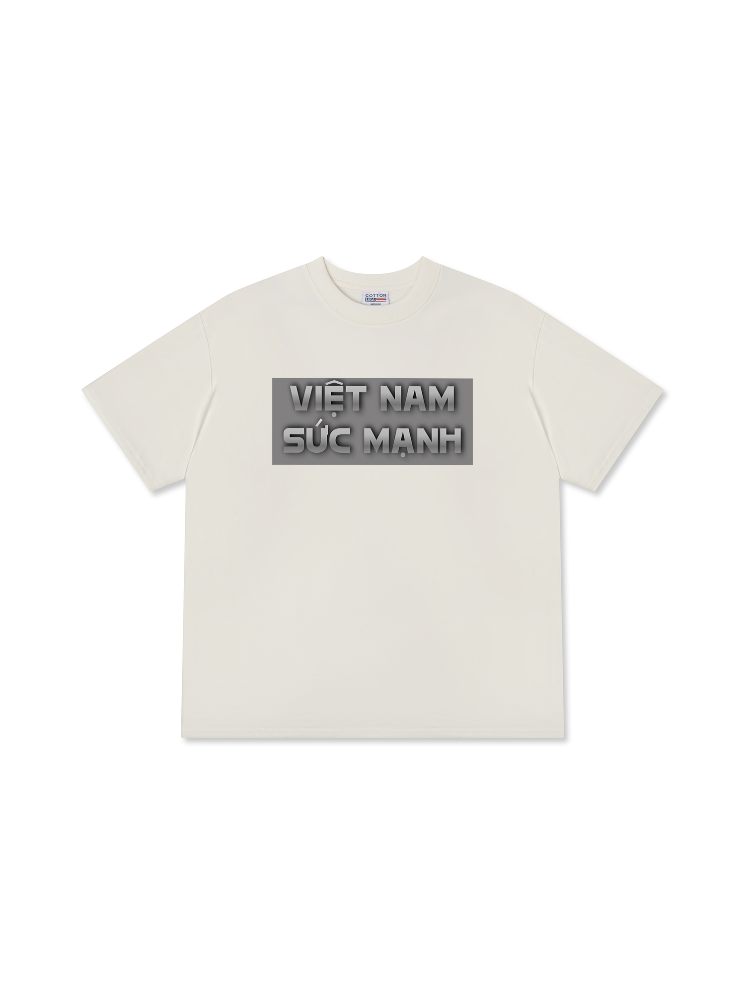 Áo Thun Relaxed Fit Việt Nam Sức Mạnh