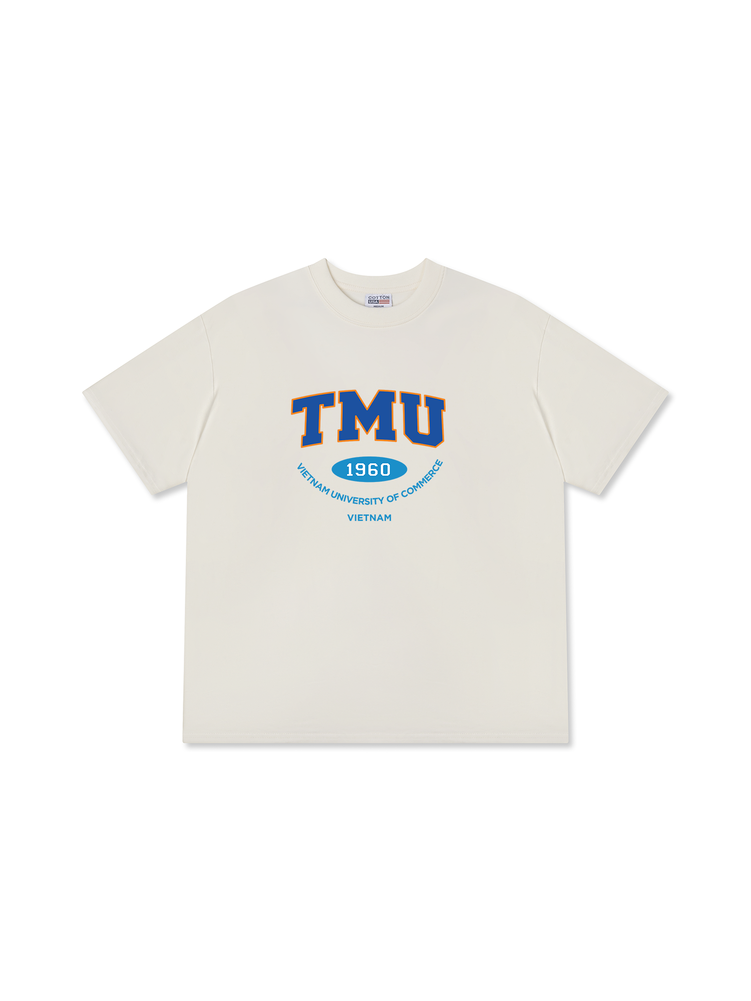 Áo Thun Relaxed Fit TMU - Vietnam University of Commerce