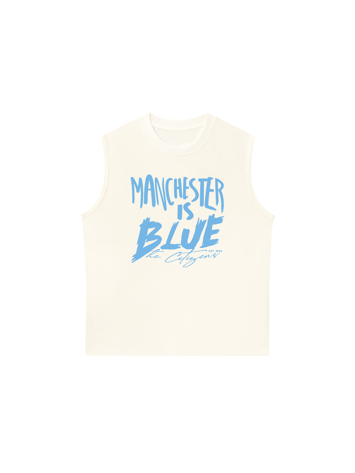 Áo Ba Lỗ Relaxed Fit Manchester is Blue