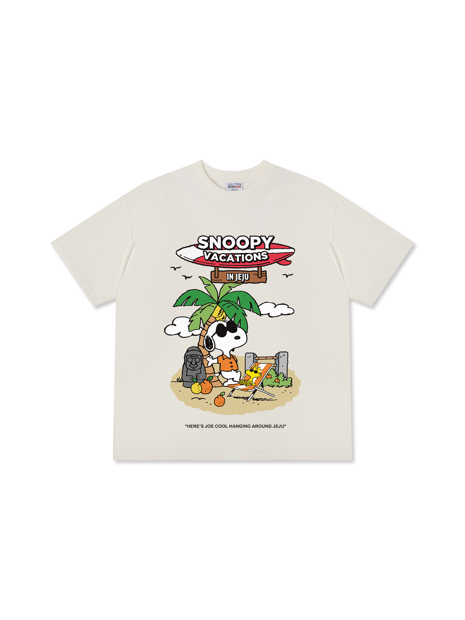 Áo Thun Relaxed Fit Tropical Summer Vacations Cute Dog