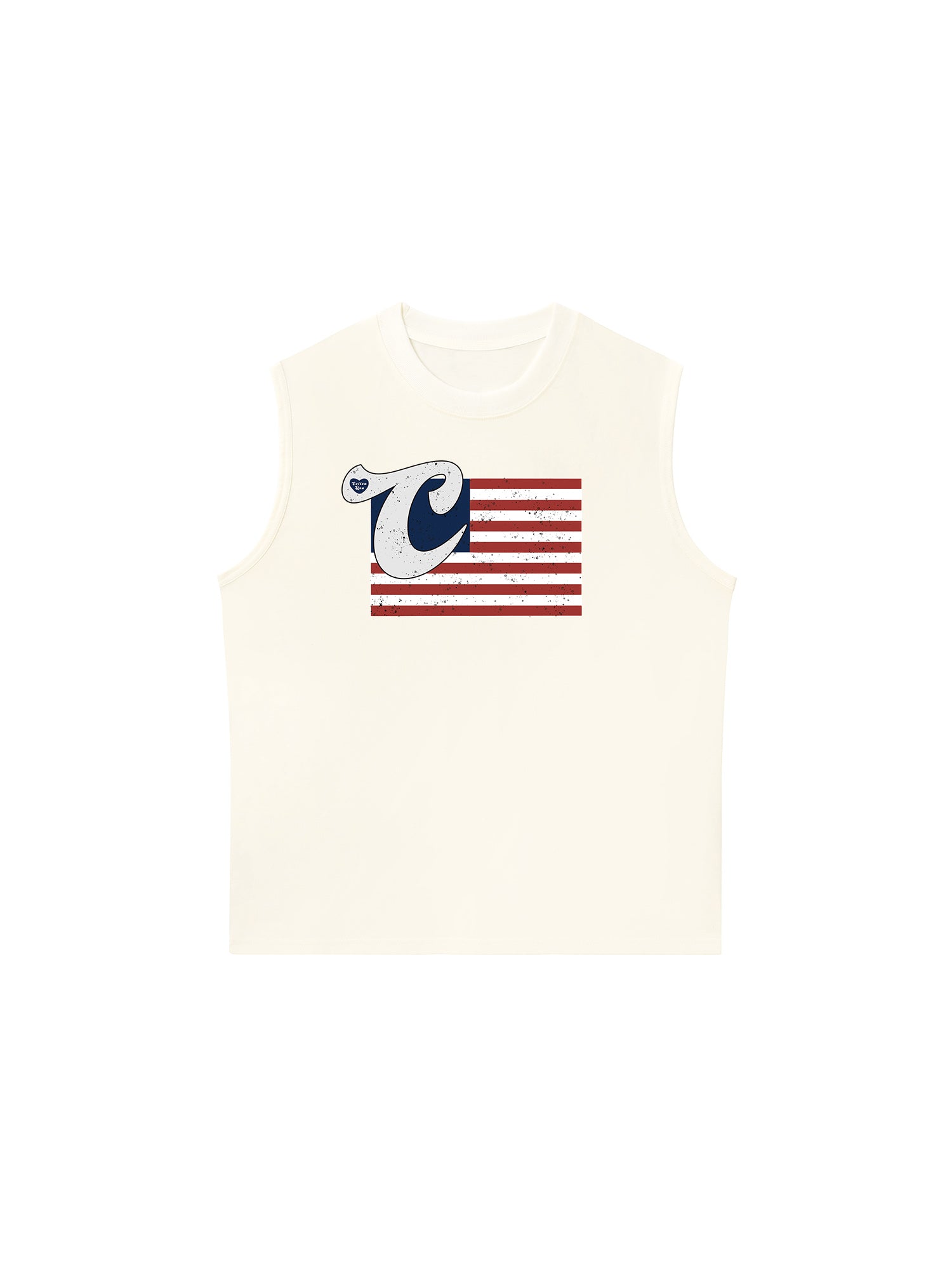 Áo Ba Lỗ Relaxed Fit USA Vintage Flag