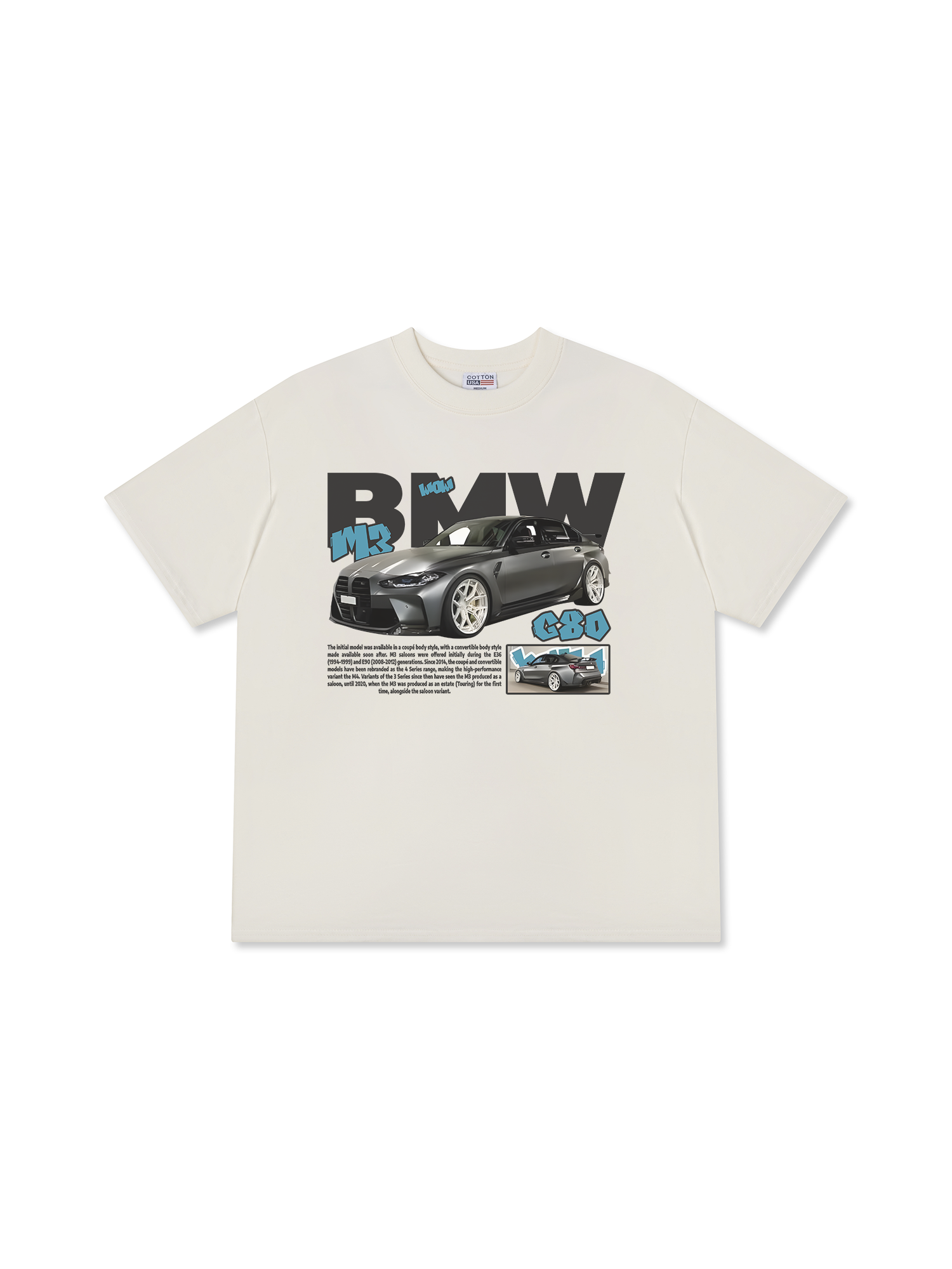 Áo Thun Relaxed Fit BMW M3 G80 Gravity