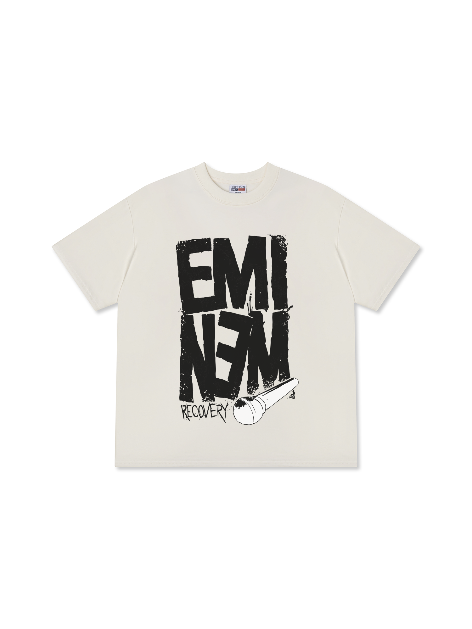 Áo Thun Relaxed Fit Rapper Eminem Recovery