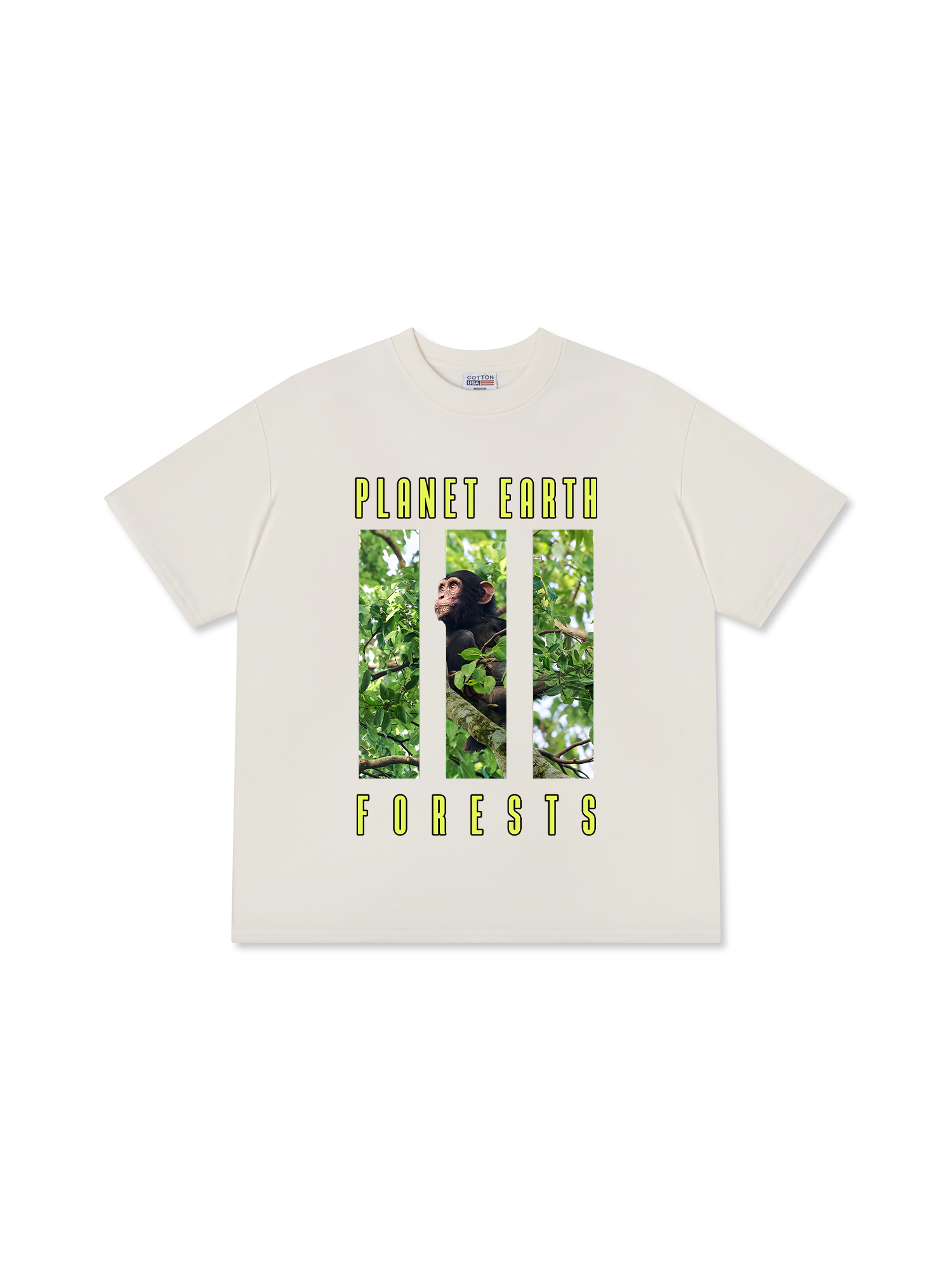 Áo Thun Relaxed Fit Wild Life Planet Earth Forests