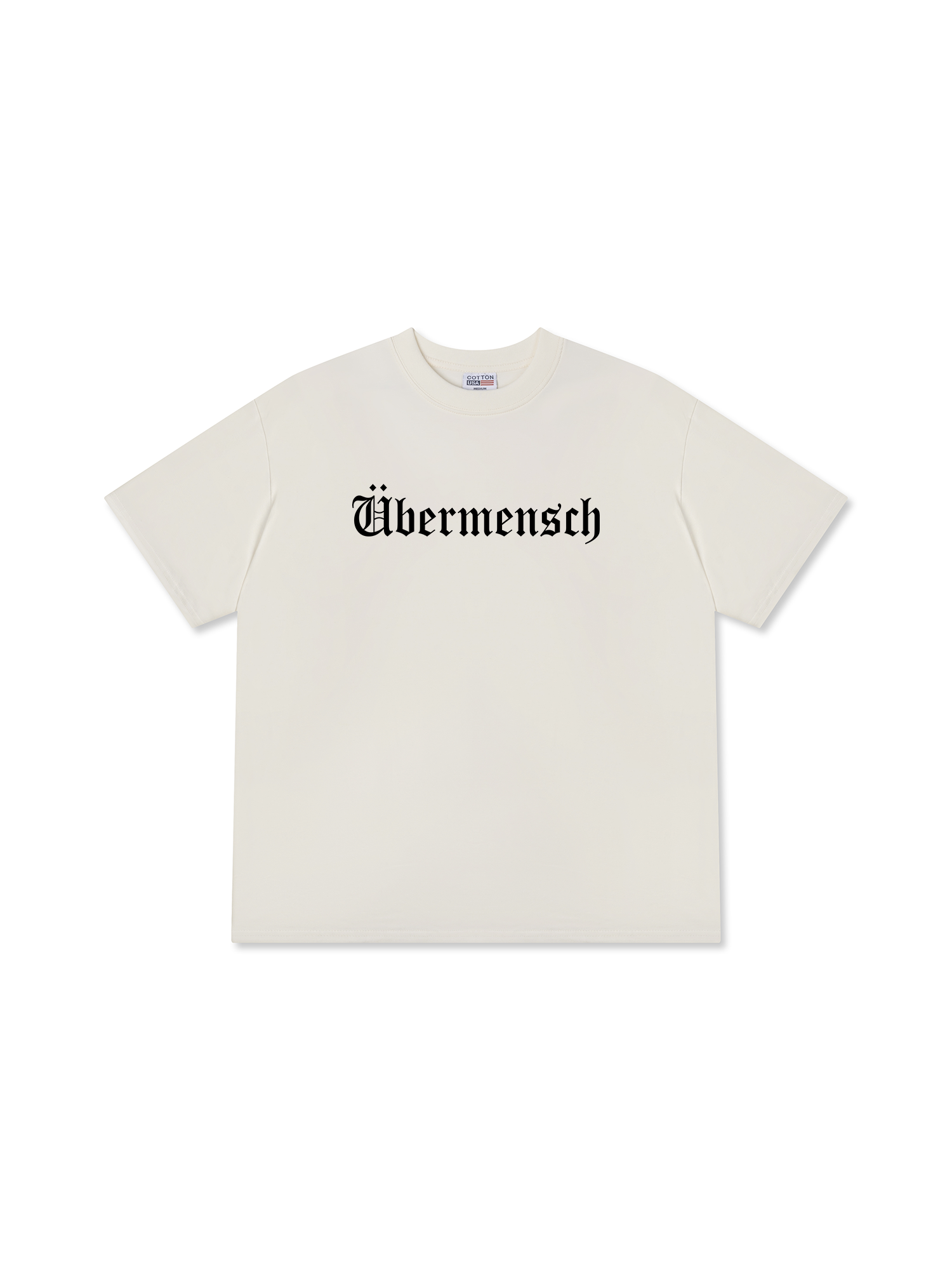 Áo Thun Relaxed Fit Idols Ubermensch Black And White