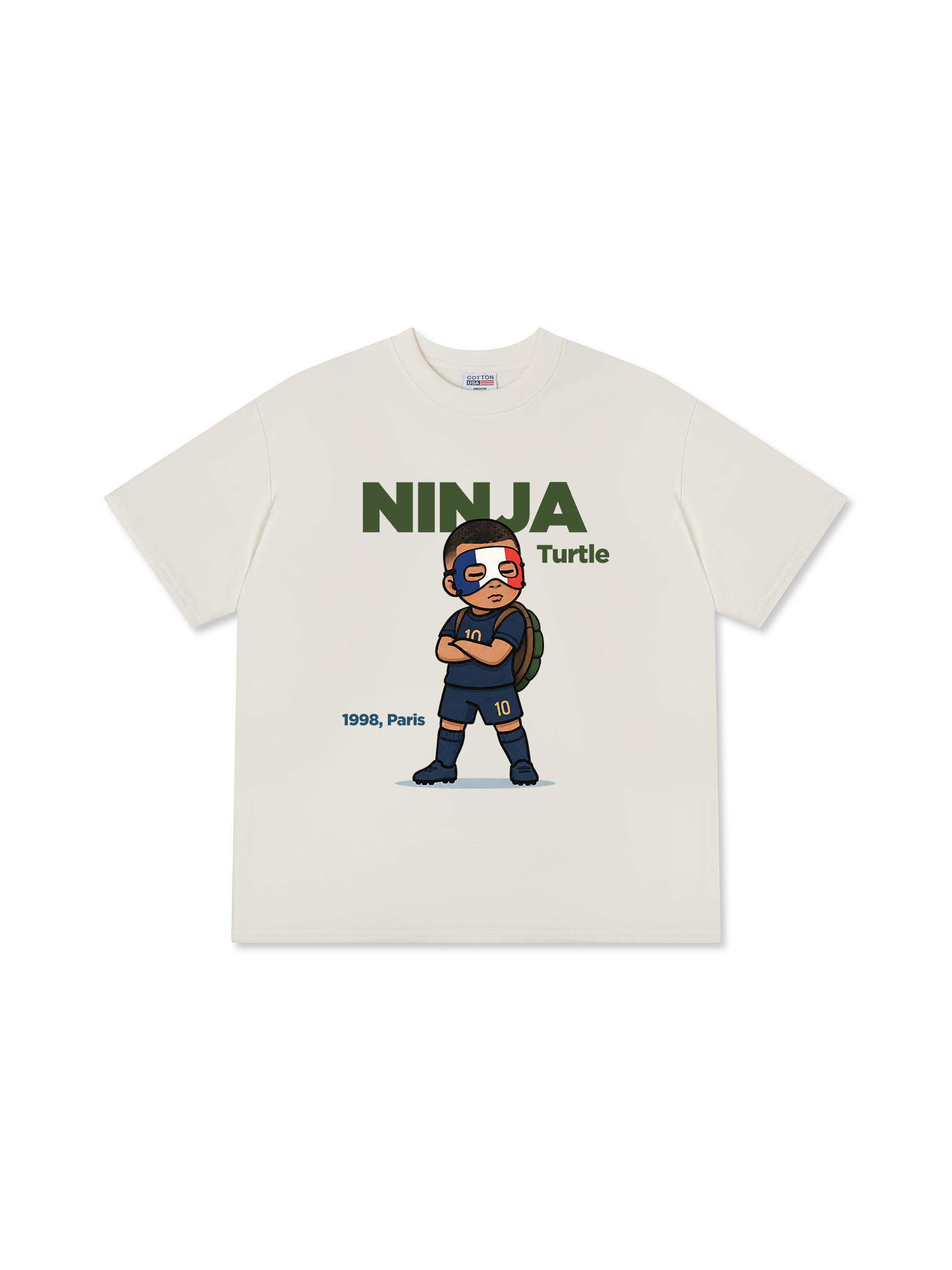 Áo Thun Relaxed Fit Soccer Ninja Turle