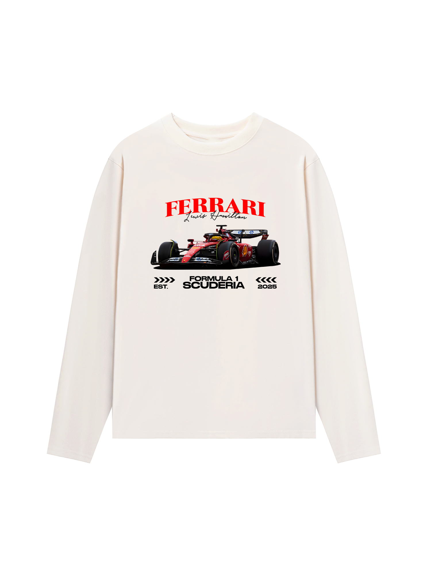 Áo Thun Dài Tay Ferrari Formula 1 Scuderia