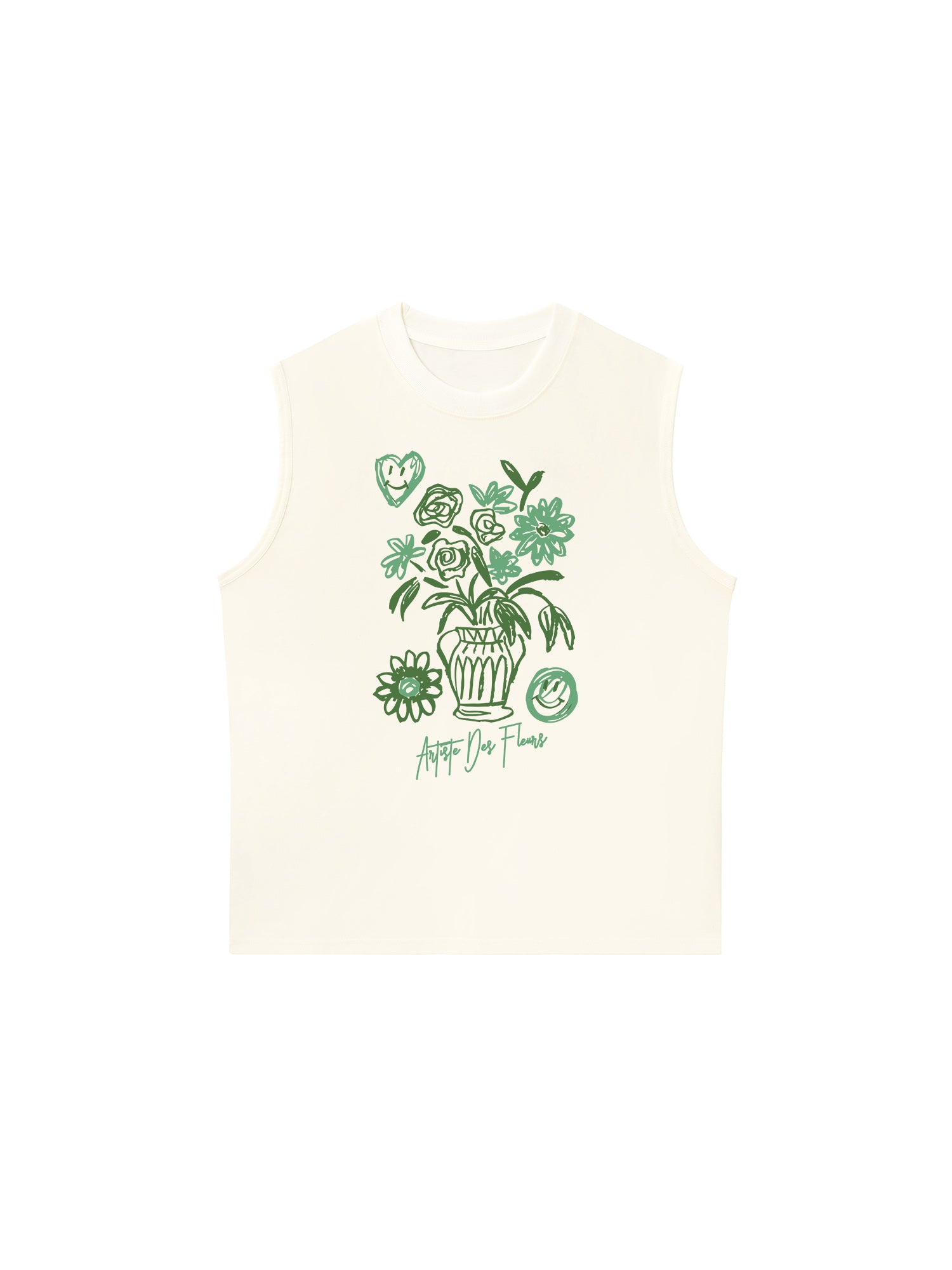 Áo Ba Lỗ Relaxed Fit Floral Artiste Des Fleurs