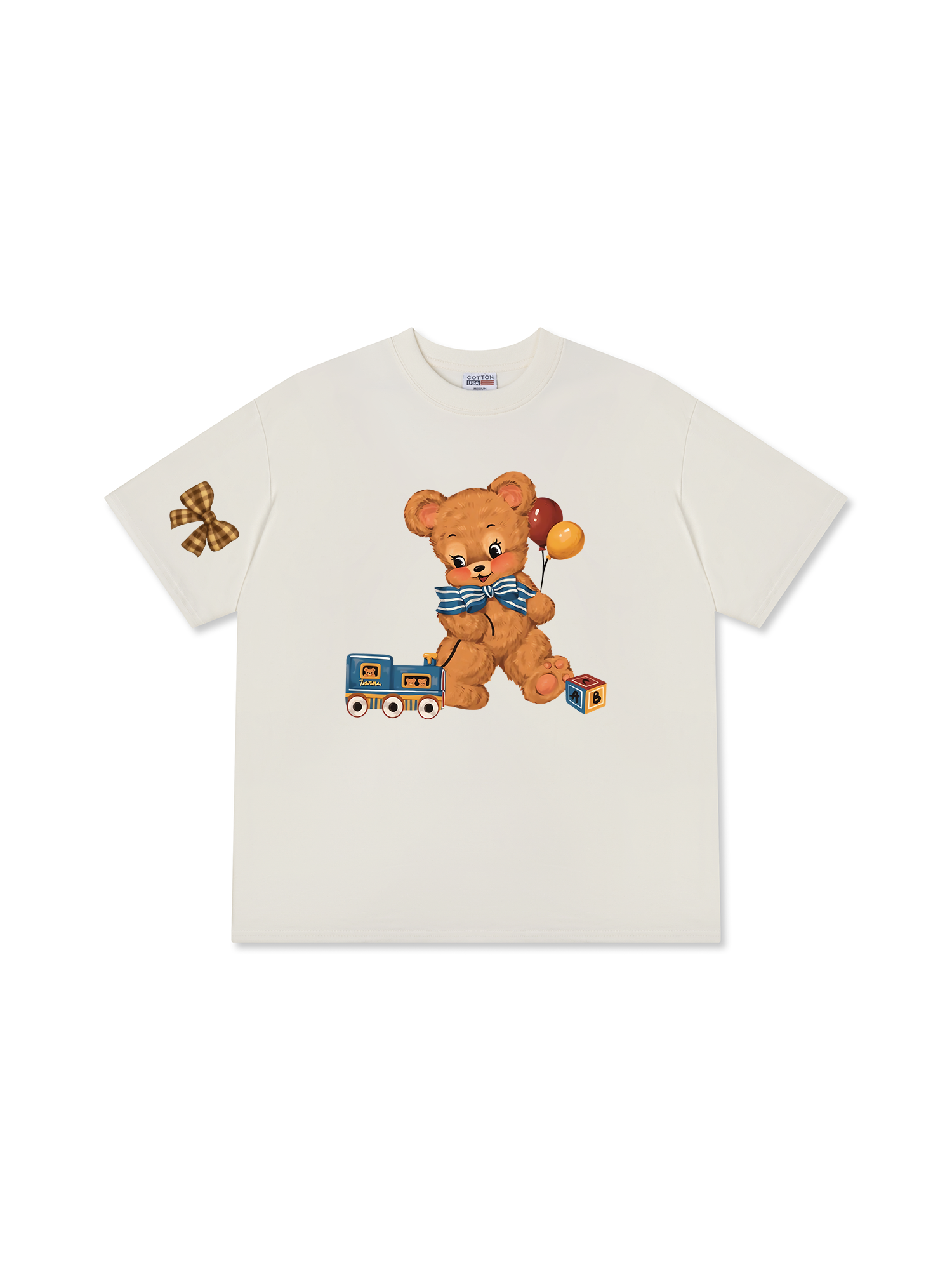 Áo Thun Relaxed Fit Soft Paw CUte Teddy