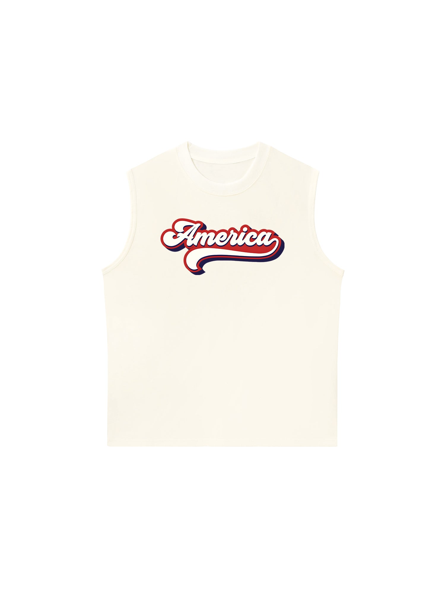 Áo Ba Lỗ Relaxed Fit USA Vintage America
