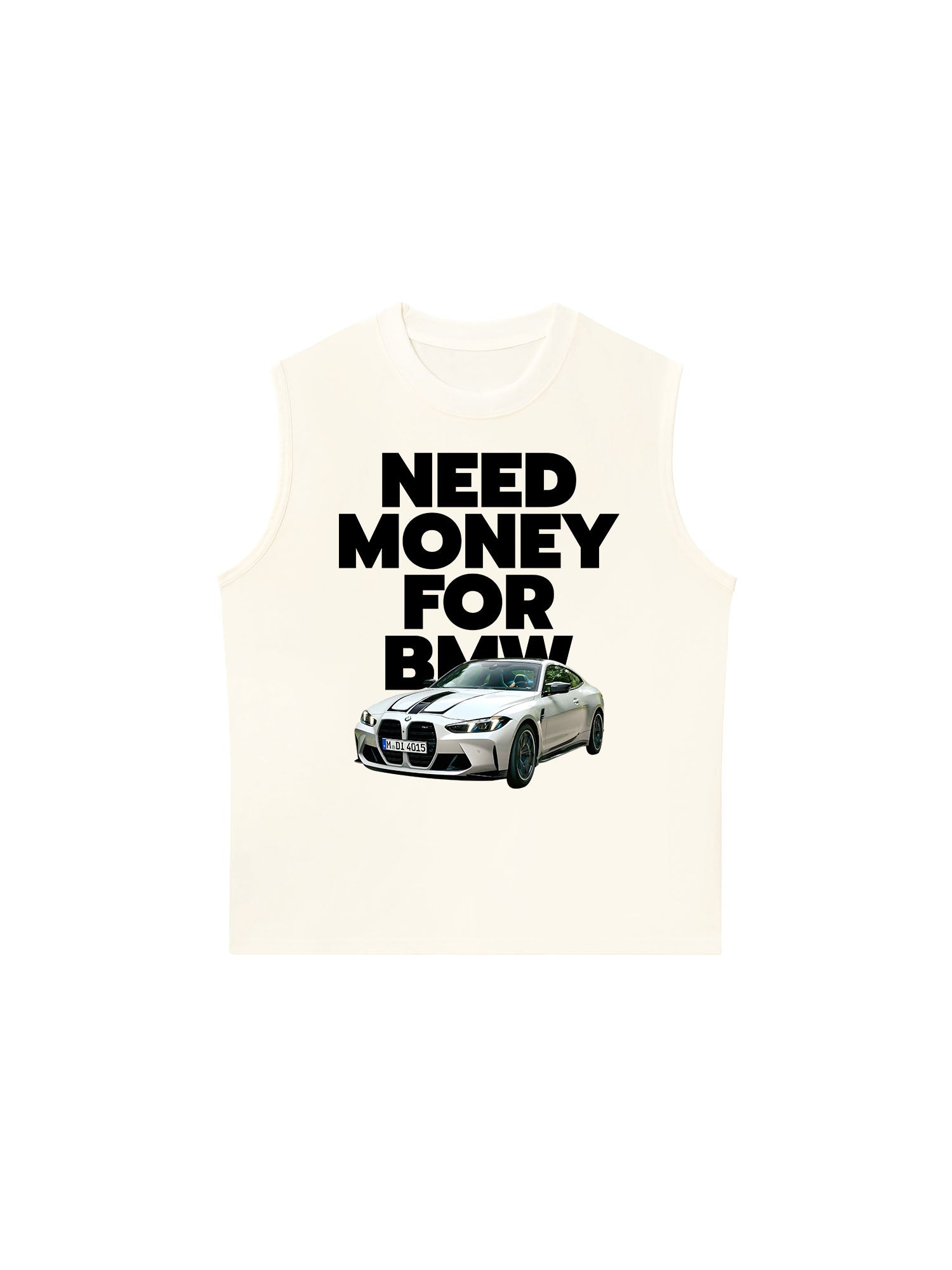 Áo Ba Lỗ Relaxed Fit BMW Need Money For