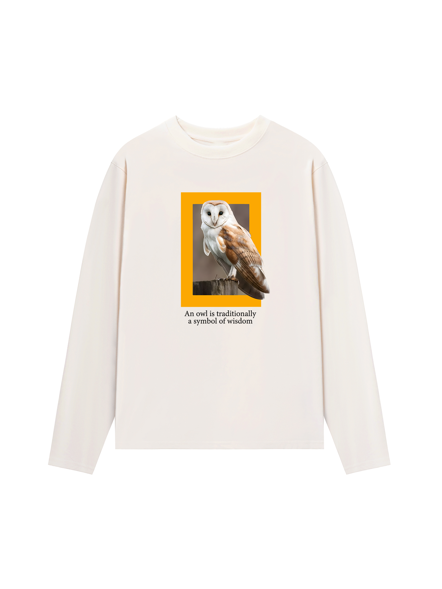Áo Thun Dài Tay Wild Life Symbol Of Wisdom