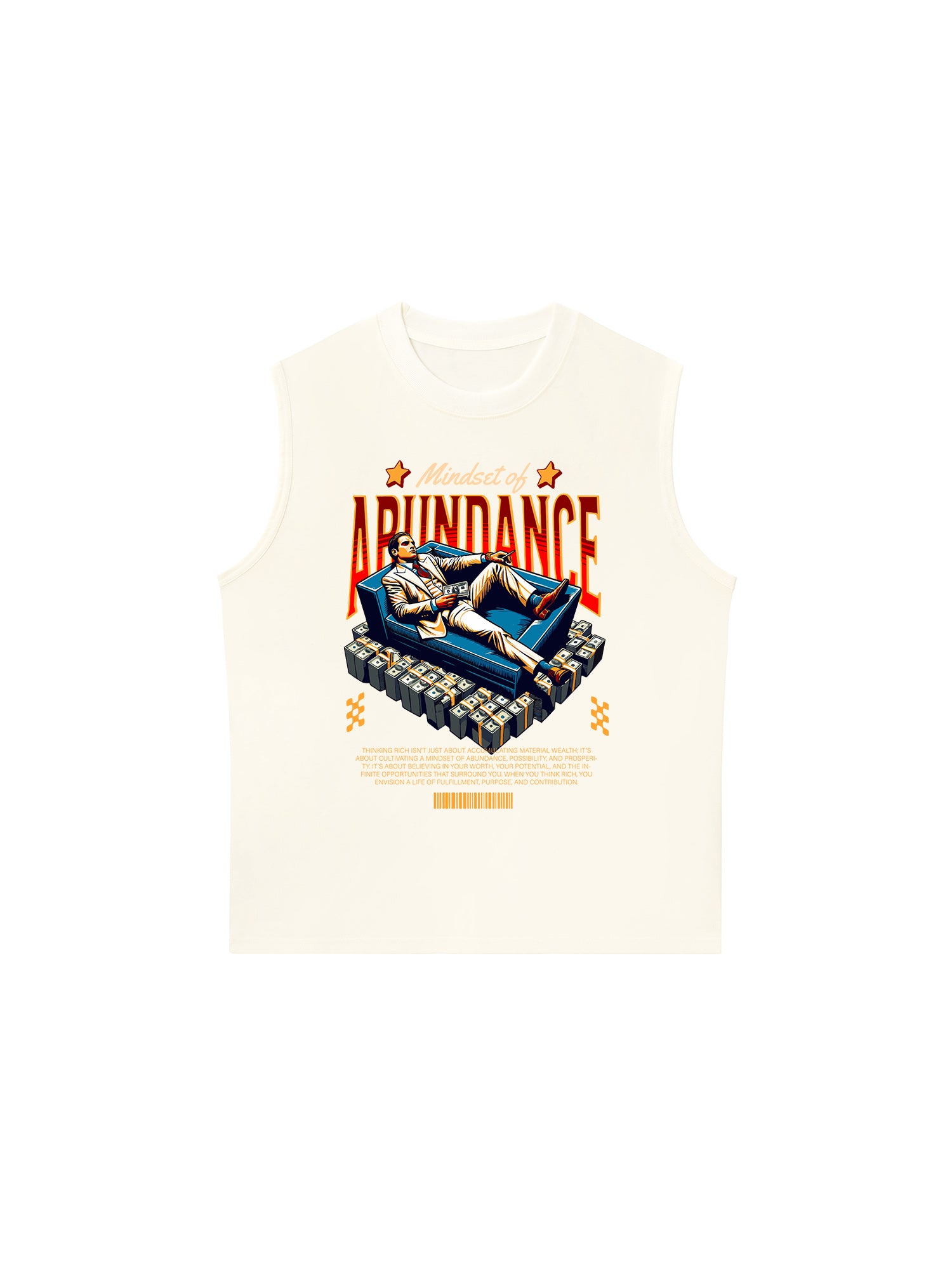 Áo Ba Lỗ Relaxed Fit Money Mindset Of Abundance