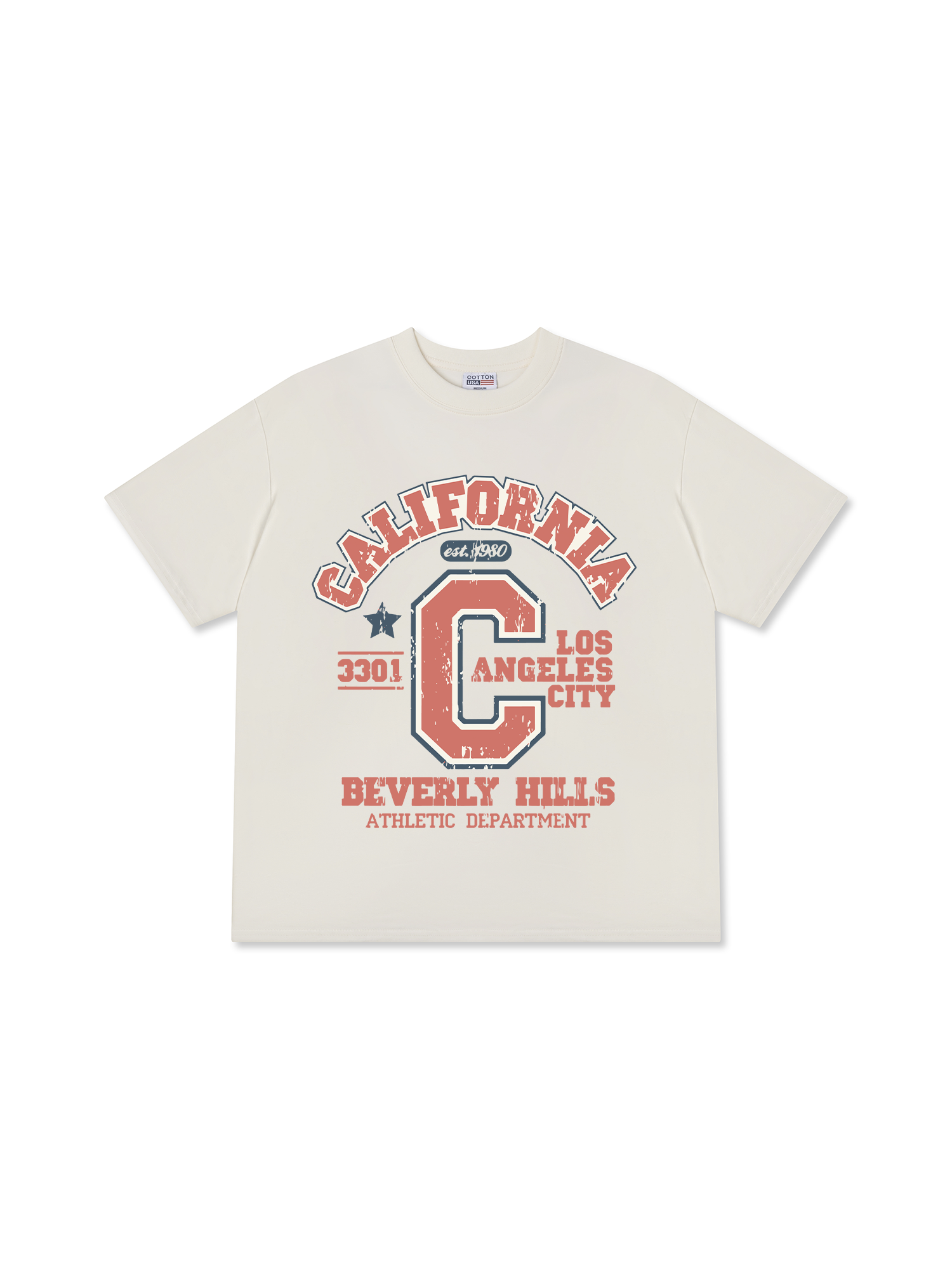 Áo Thun Relaxed Fit City Beverly Hills Cali