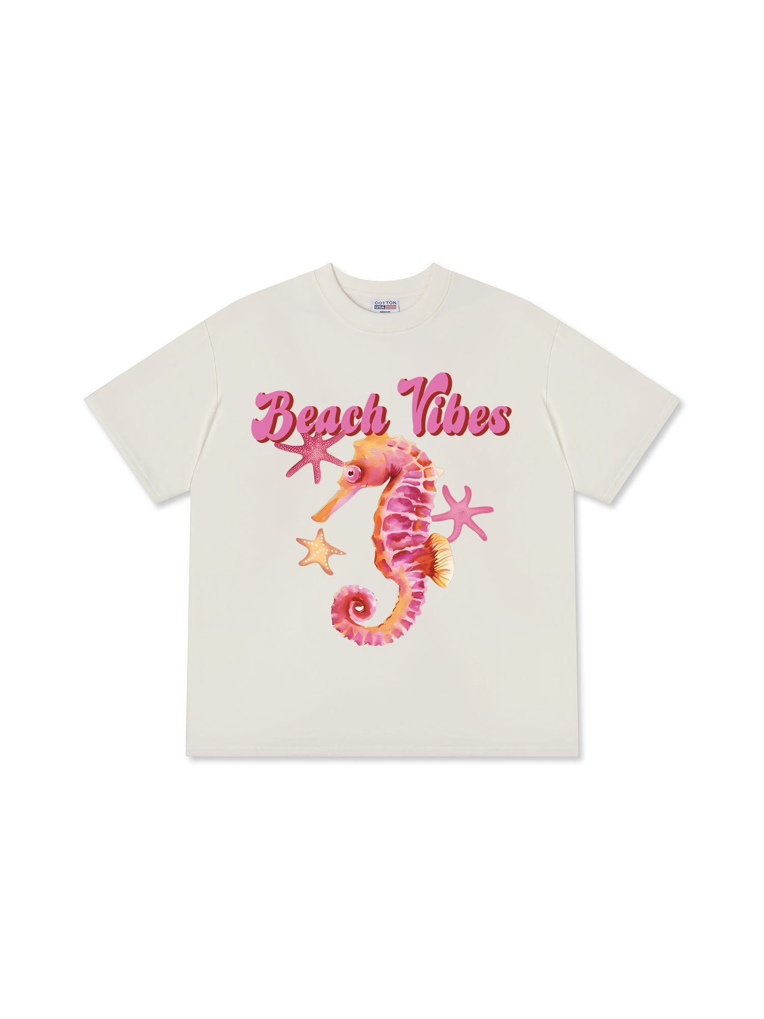 Áo Thun Relaxed Fit Tropical Hippocampus