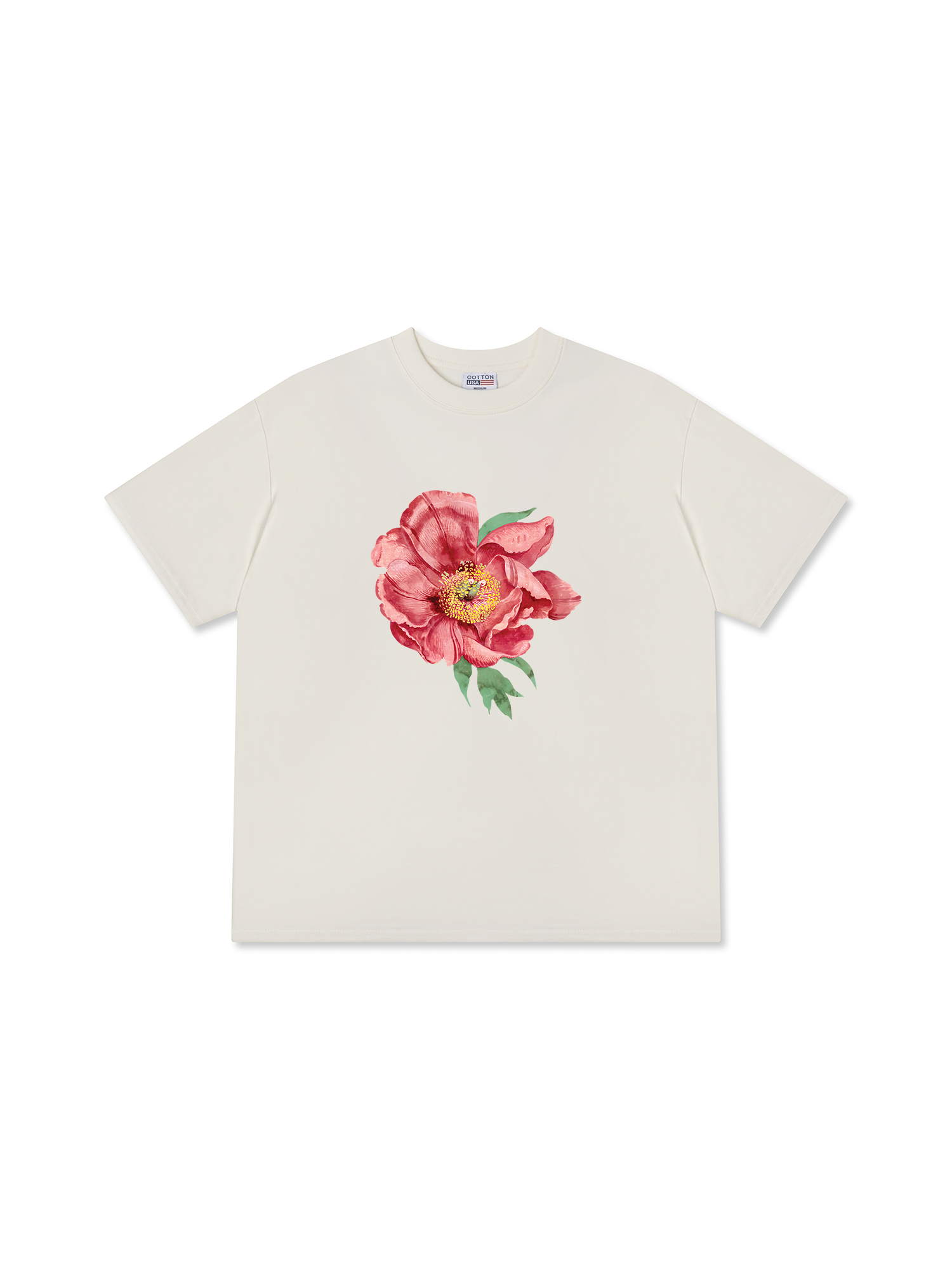 Áo Thun Relaxed Fit Tropical Bloom Like a Peony