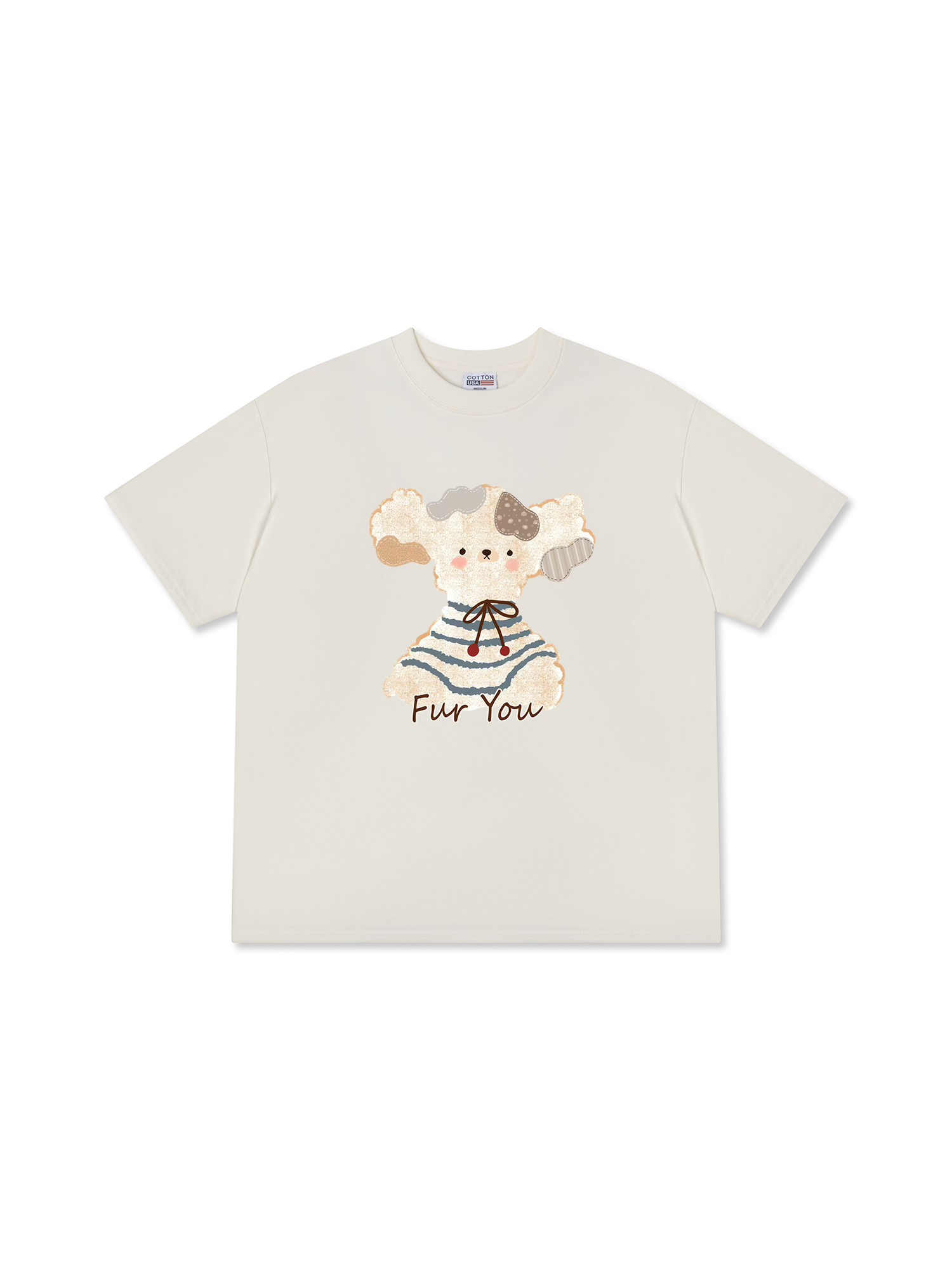 Áo Thun Relaxed Fit Soft Paw Fur You Puppy