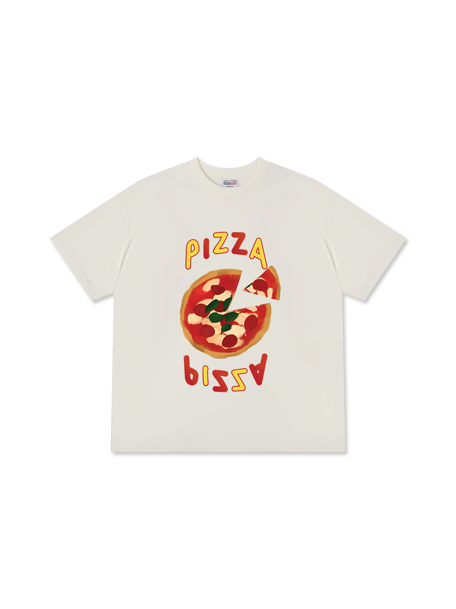 Áo Thun Relaxed Fit Yummy Mood Pizzapizza