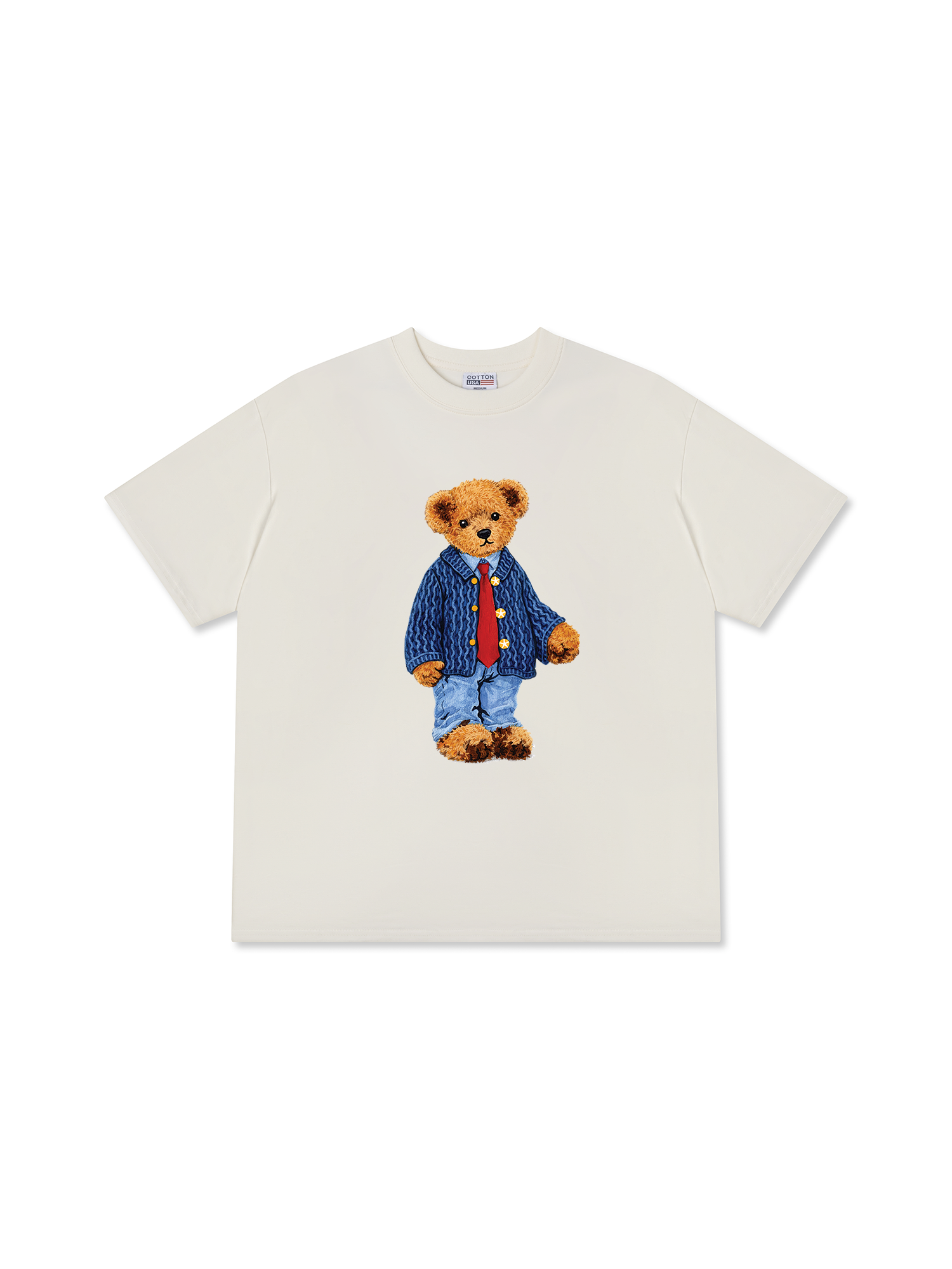 Áo Thun Relaxed Fit Soft Boy Bear