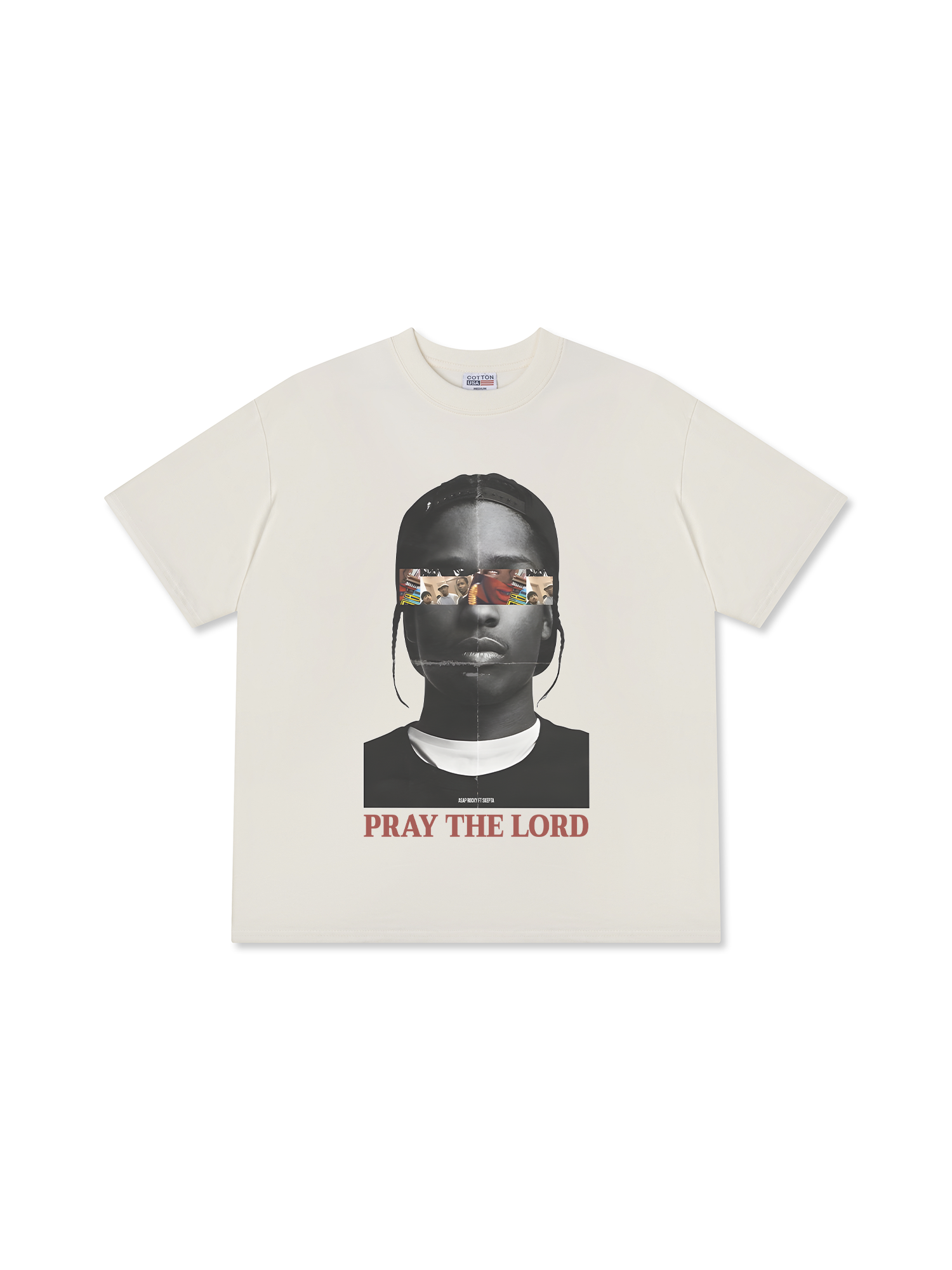 Áo Thun Relaxed Fit Rapper Pray The Lord