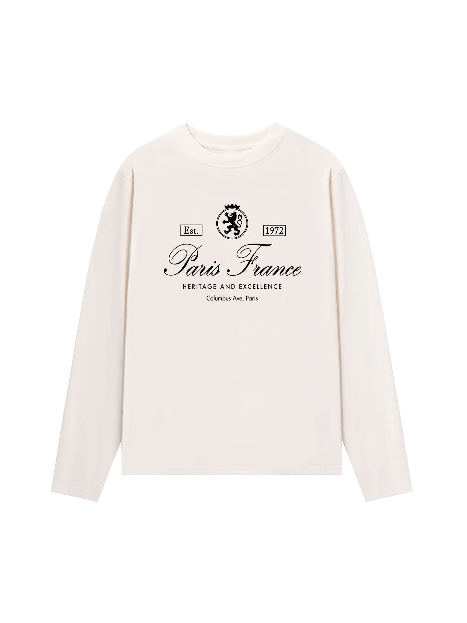 Áo Thun Dài Tay Vintage Paris France