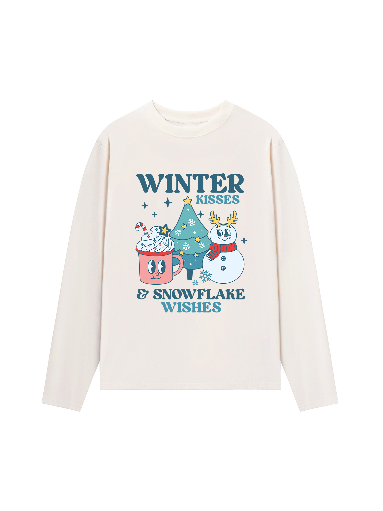 Áo Thun Dài Tay Winter Kisses