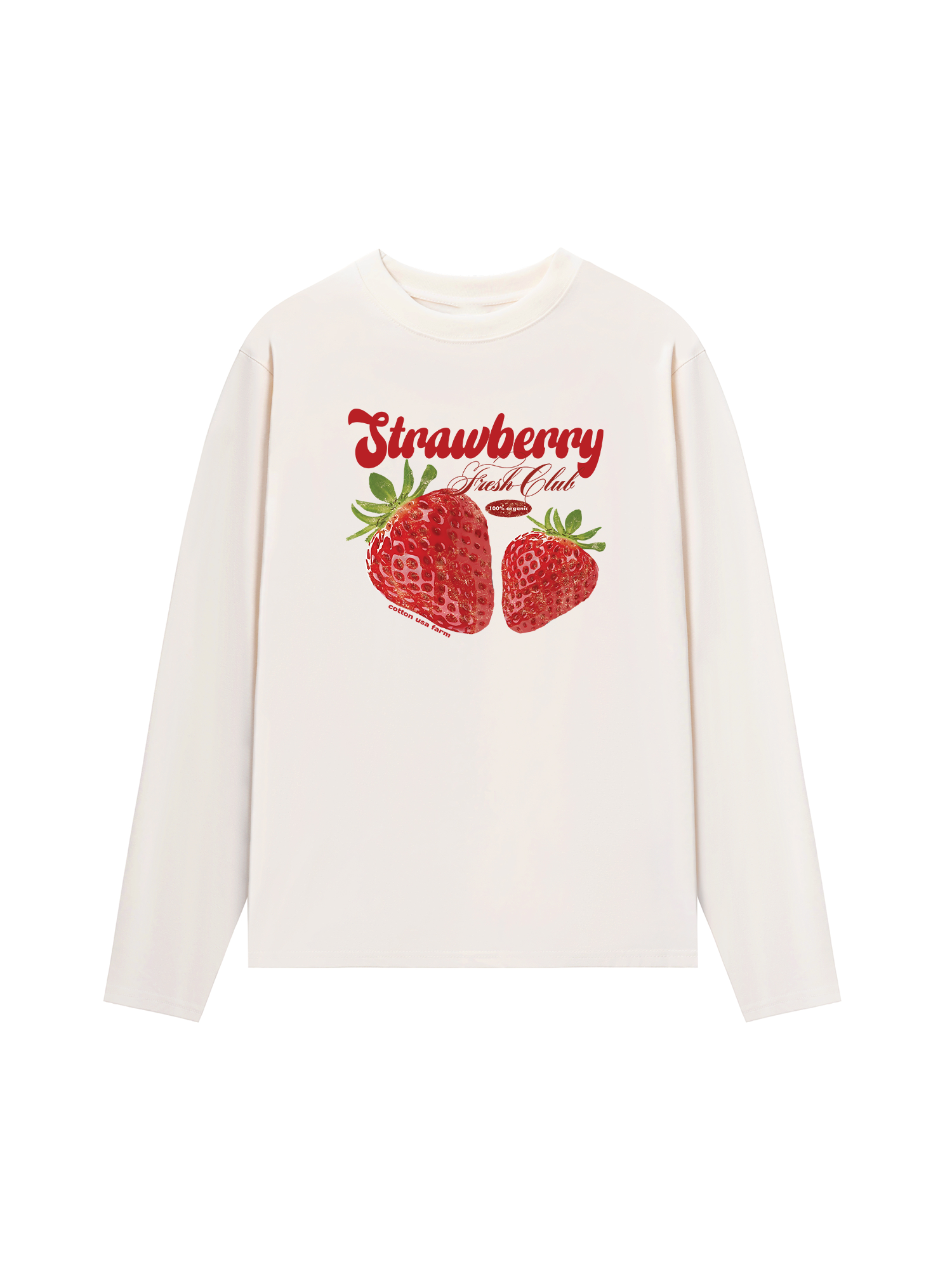 Áo Thun Dài Tay Tropical Strawberry Fresh Club