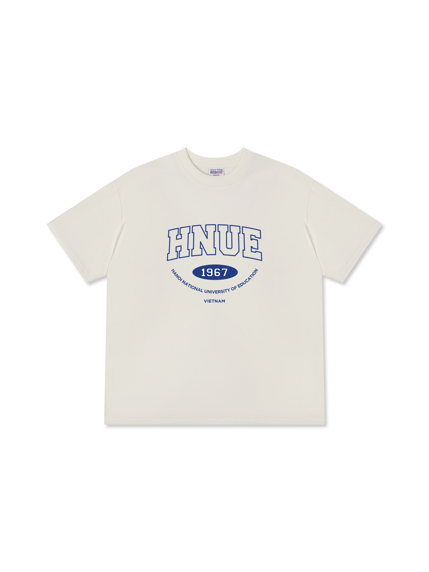 Áo Thun Relaxed Fit HNUE - Hanoi National University of Education