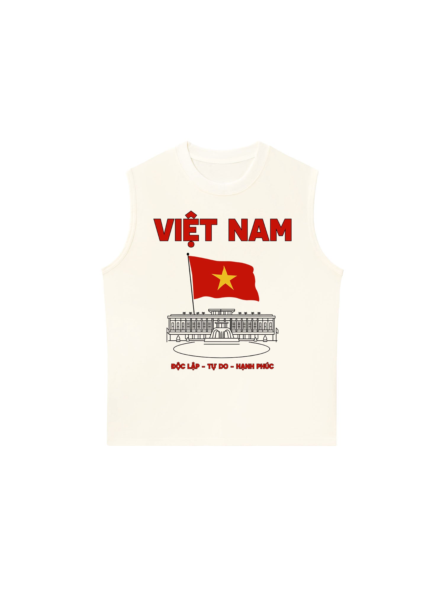 Áo Ba Lỗ Relaxed Fit Việt Nam Độc Lập