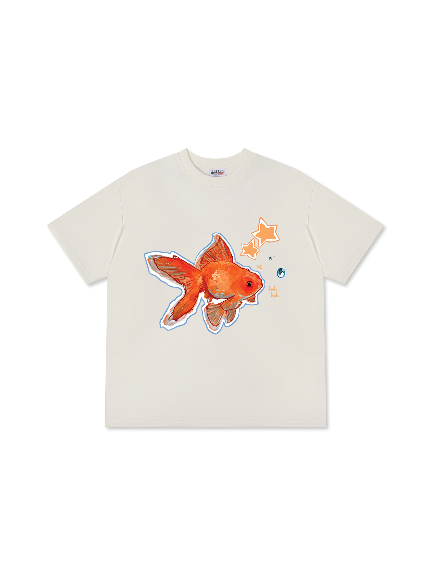 Áo Thun Relaxed Fit Tropical Goldfish