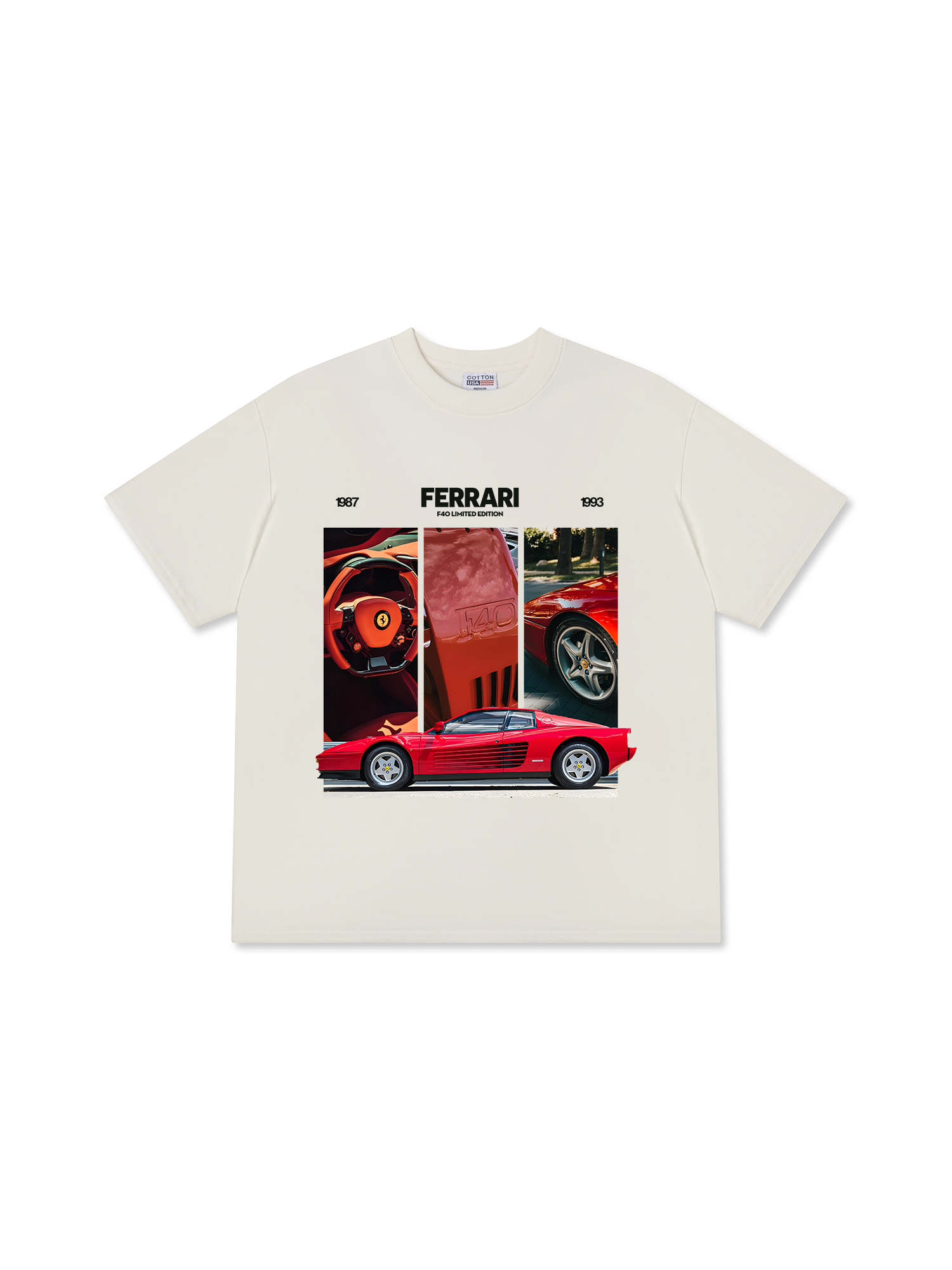Áo Thun Relaxed Fit Ferrari F40 Limited Edition