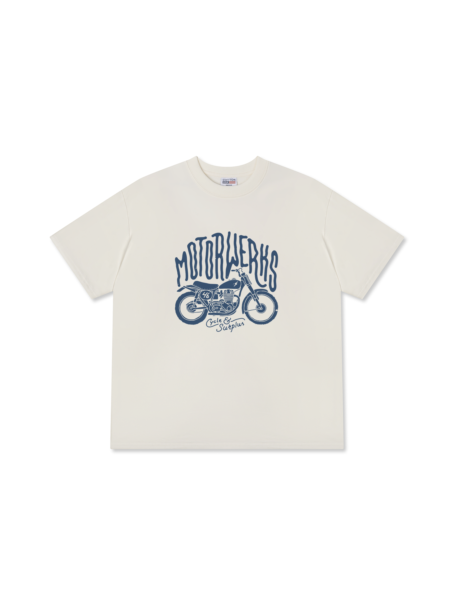 Áo Thun Relaxed Fit Motorbike Retro Ride