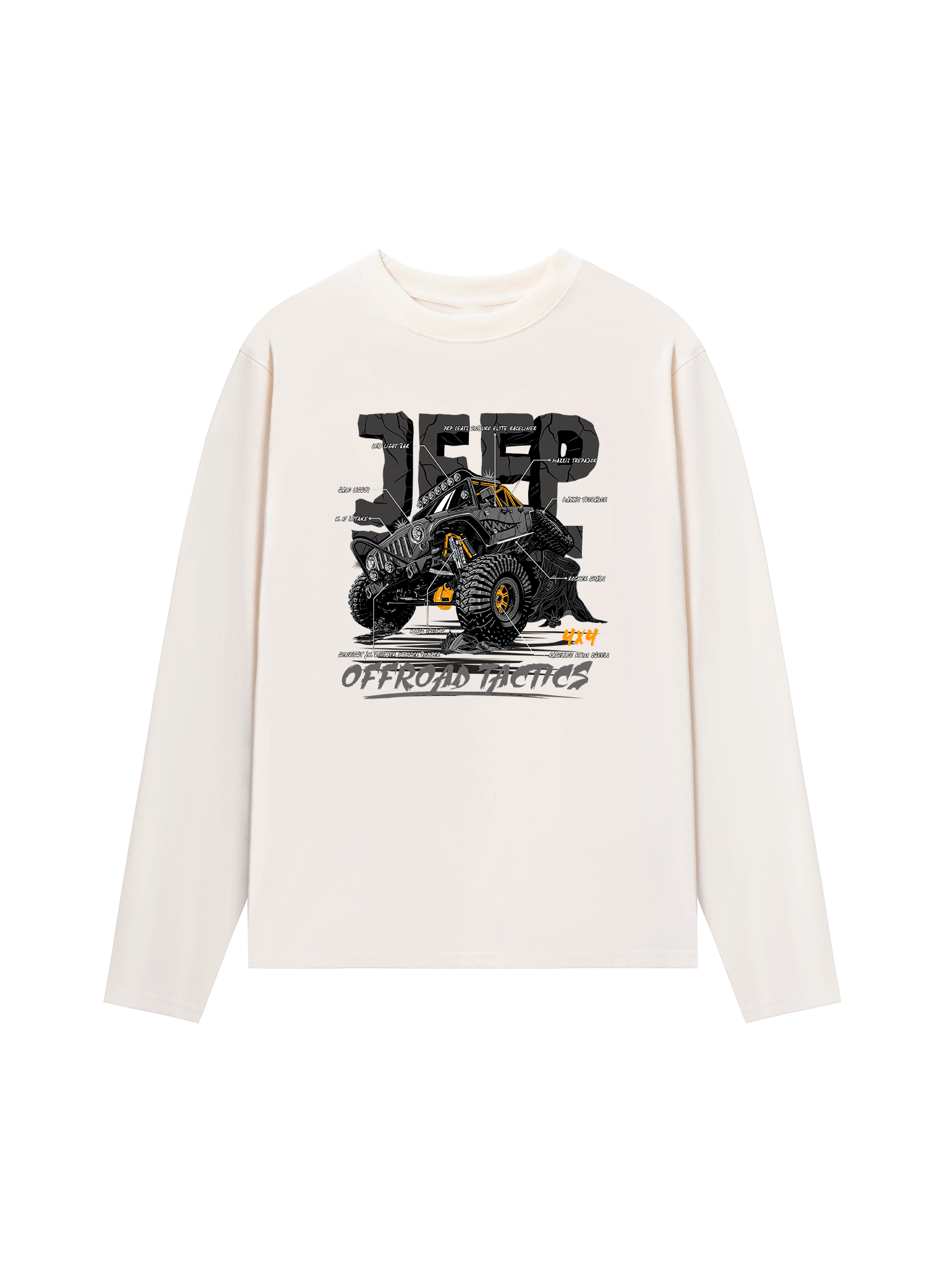 Áo Thun Dài Tay JEEP OFFROAD TACTICS