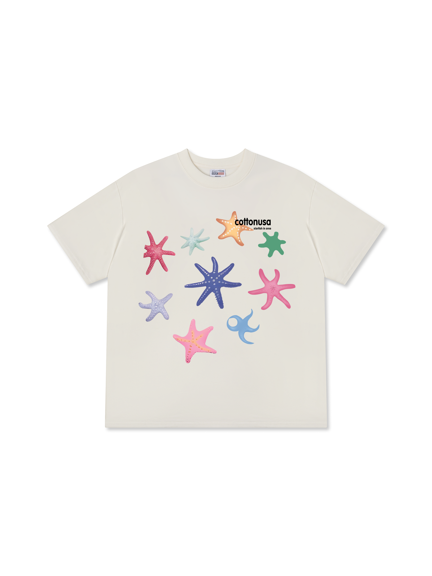 Áo Thun Relaxed Fit Tropical Star Fish