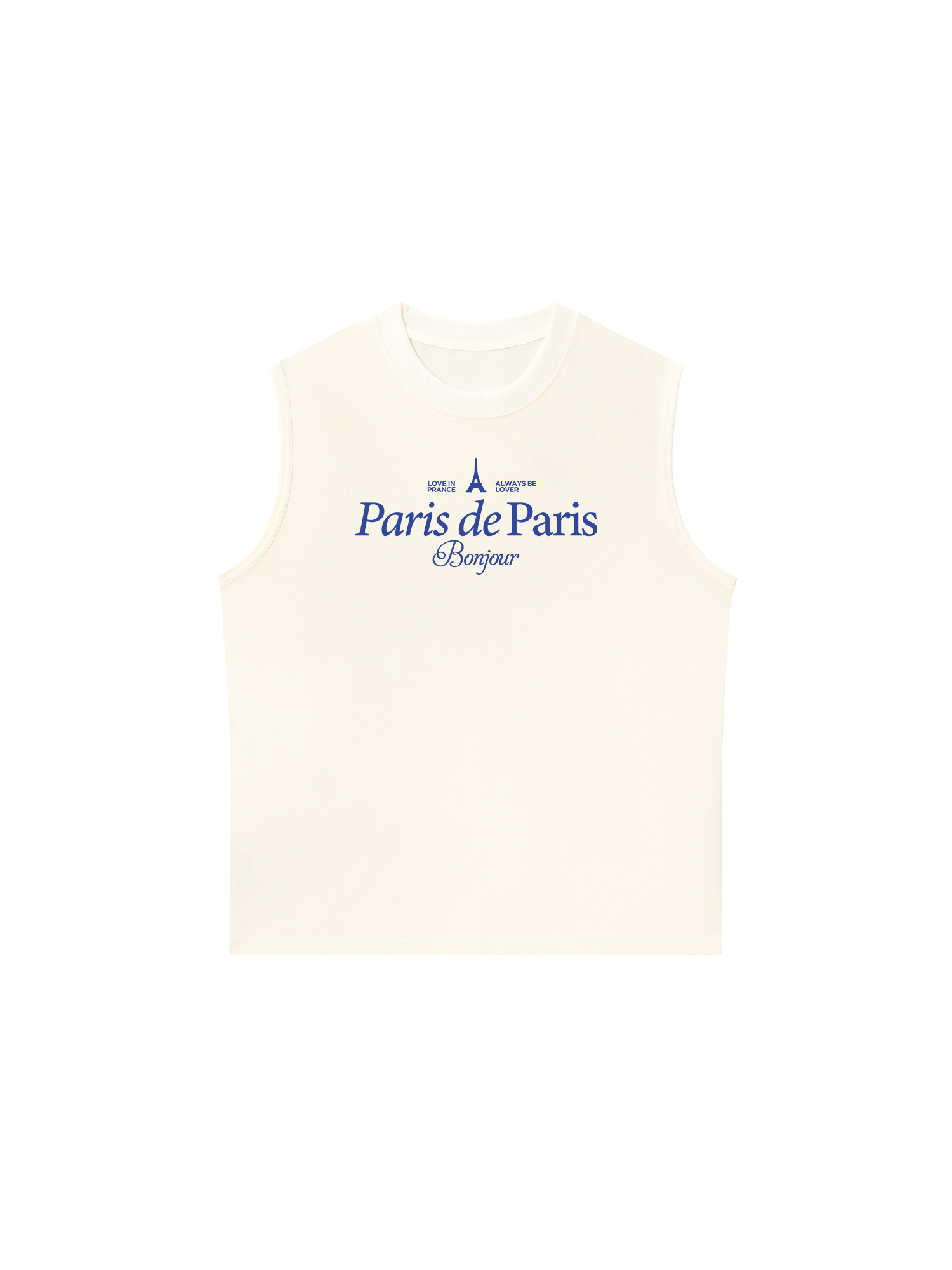 Áo Ba Lỗ Relaxed Fit Paris de Paris