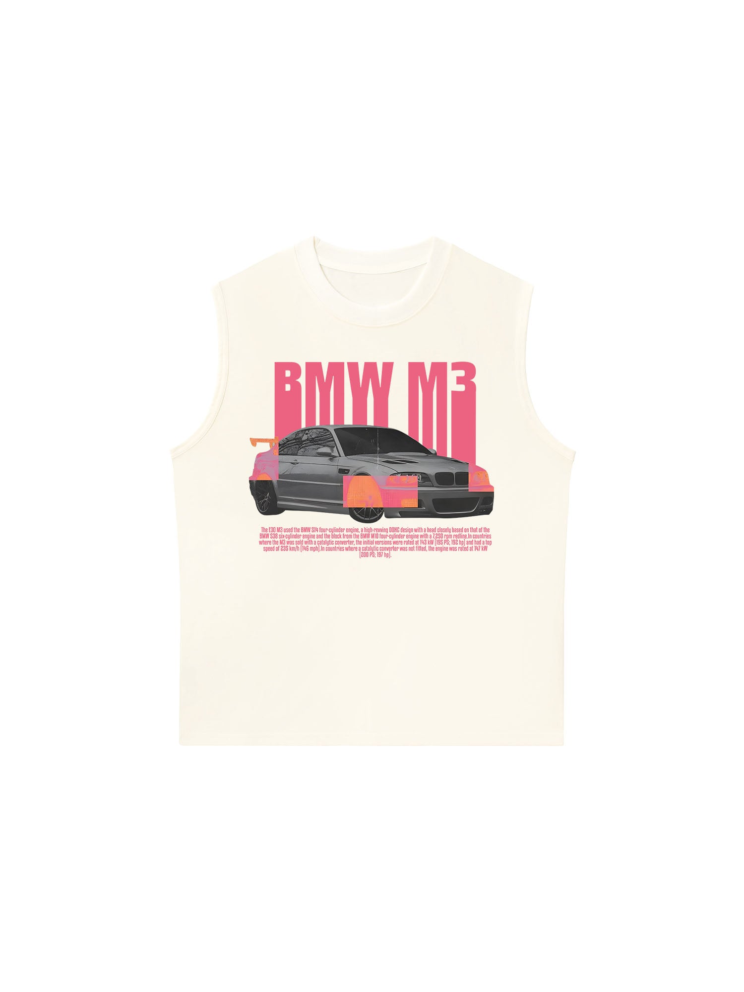 Áo Ba Lỗ Relaxed Fit BMW Glitch M3