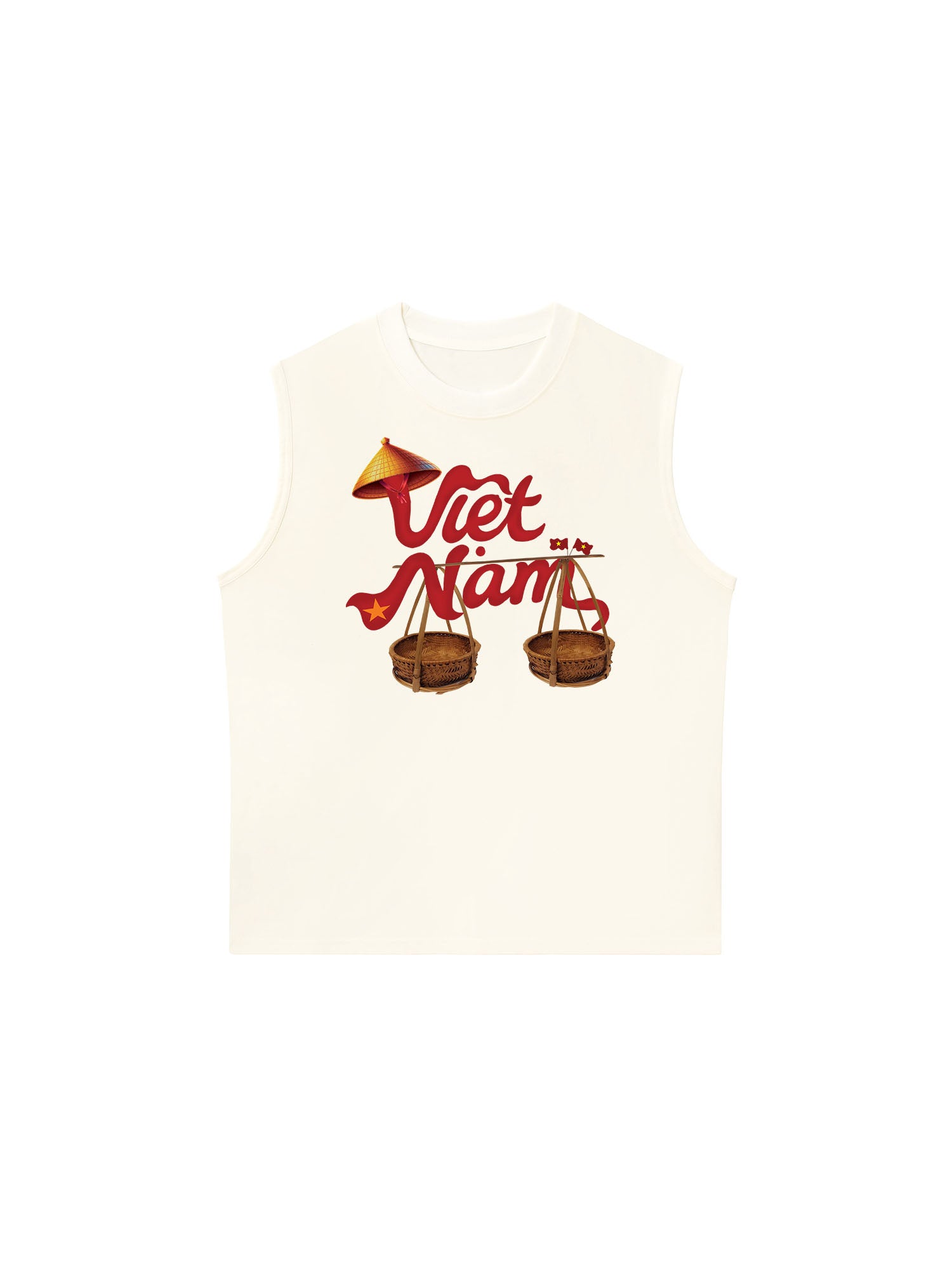 Áo Ba Lỗ Relaxed Fit Việt Nam Xưa