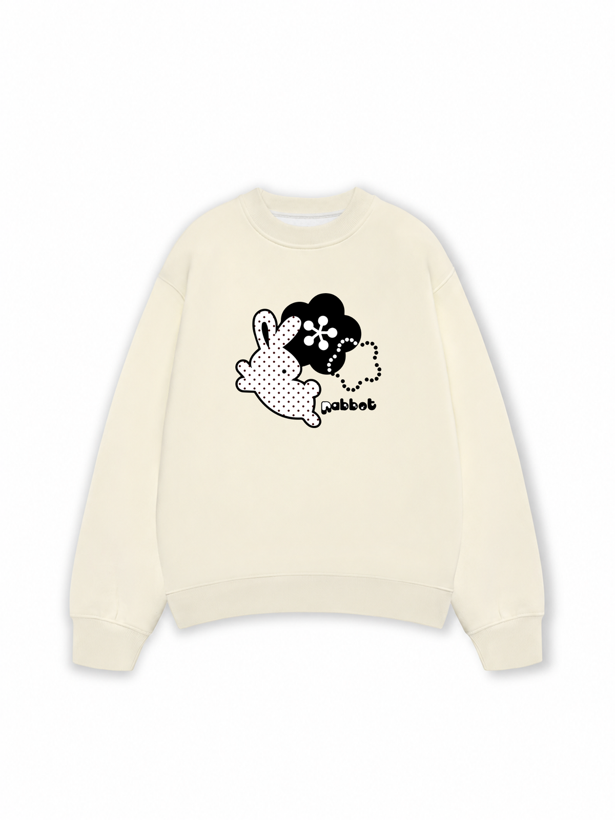 Áo Sweater Nỉ Hai Da Dotty Mood Cute Bunny