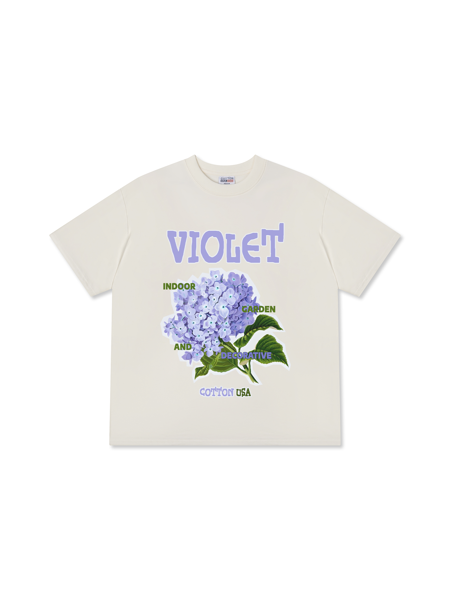 Áo Thun Relaxed Fit Floral Indoor Violet