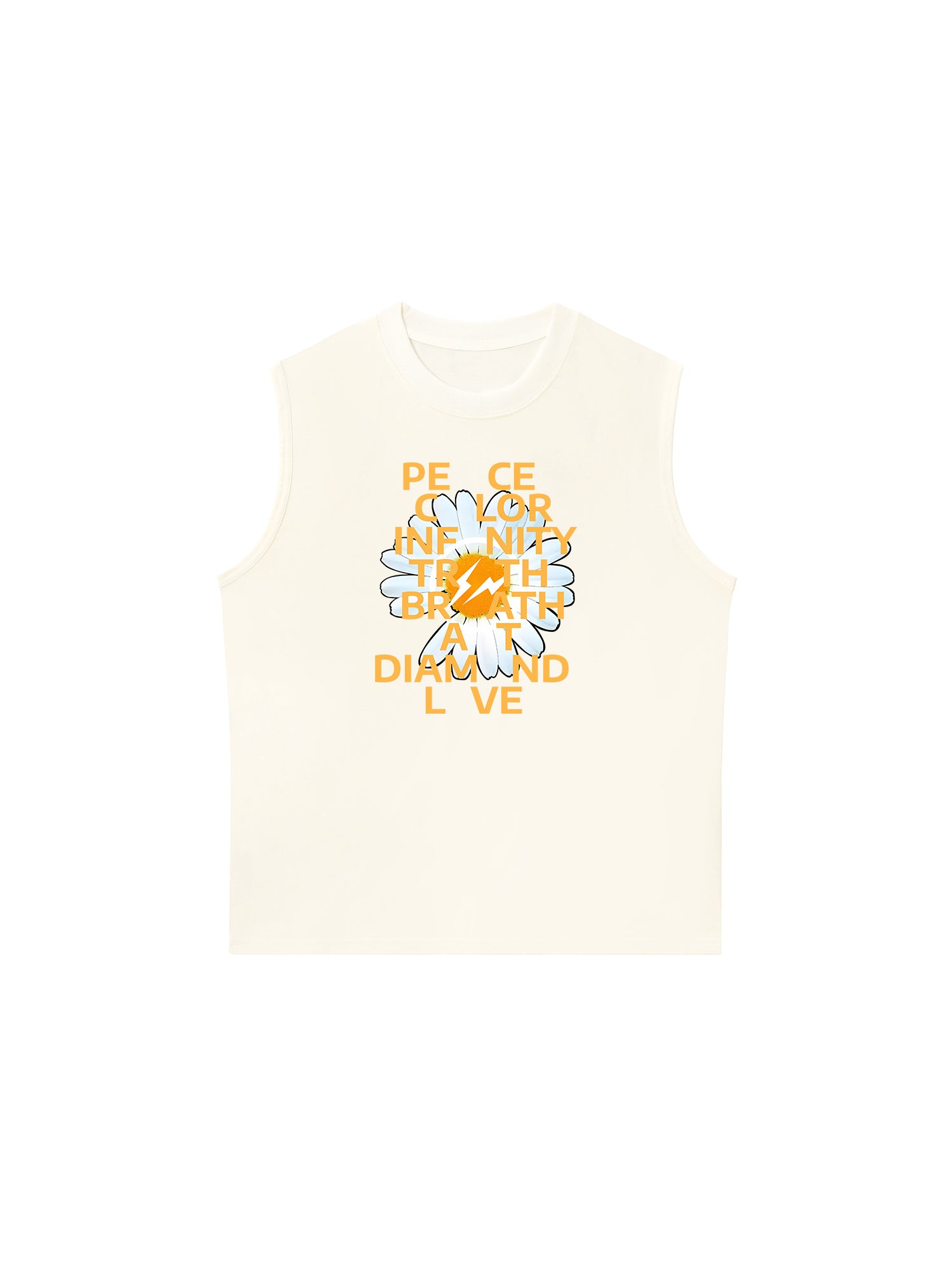 Áo Ba Lỗ Relaxed Fit Floral Peace Color Love
